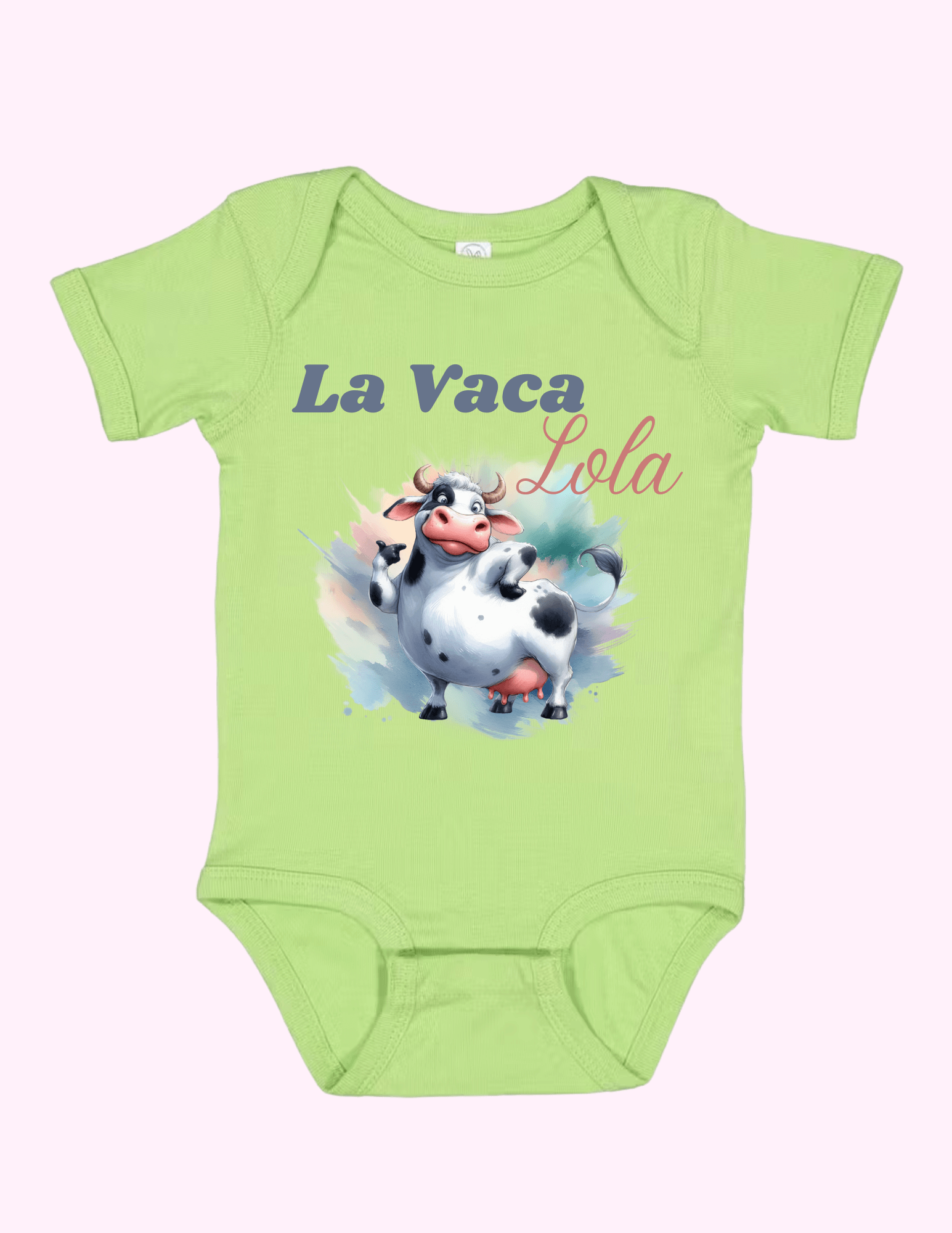 La Vaca Lola (Infant) featuring unique artwork, perfect for personal style and expression.