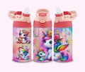 Cute Unicorn - Kids Tumbler featuring unique artwork, perfect for personal style and expression.