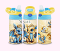 Gold Dragon - Kids Tumbler featuring unique artwork, perfect for personal style and expression.