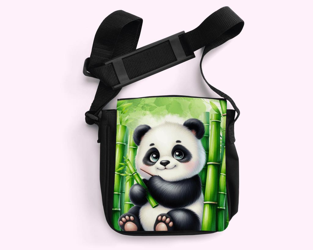 Koala In A Bamboo Forest - Crossbody Small Bag featuring unique artwork, perfect for personal style and expression.