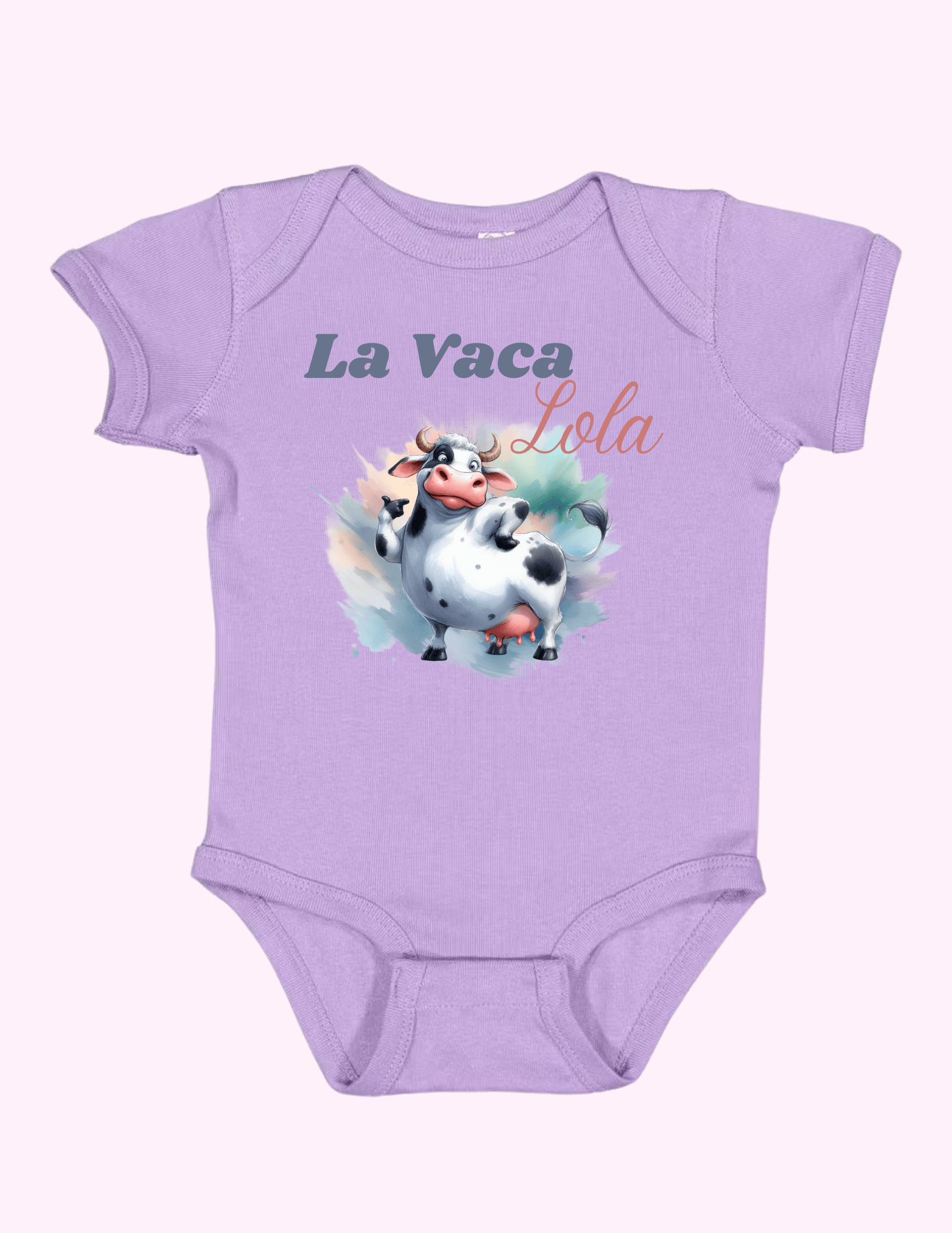 La Vaca Lola (Infant) featuring unique artwork, perfect for personal style and expression.