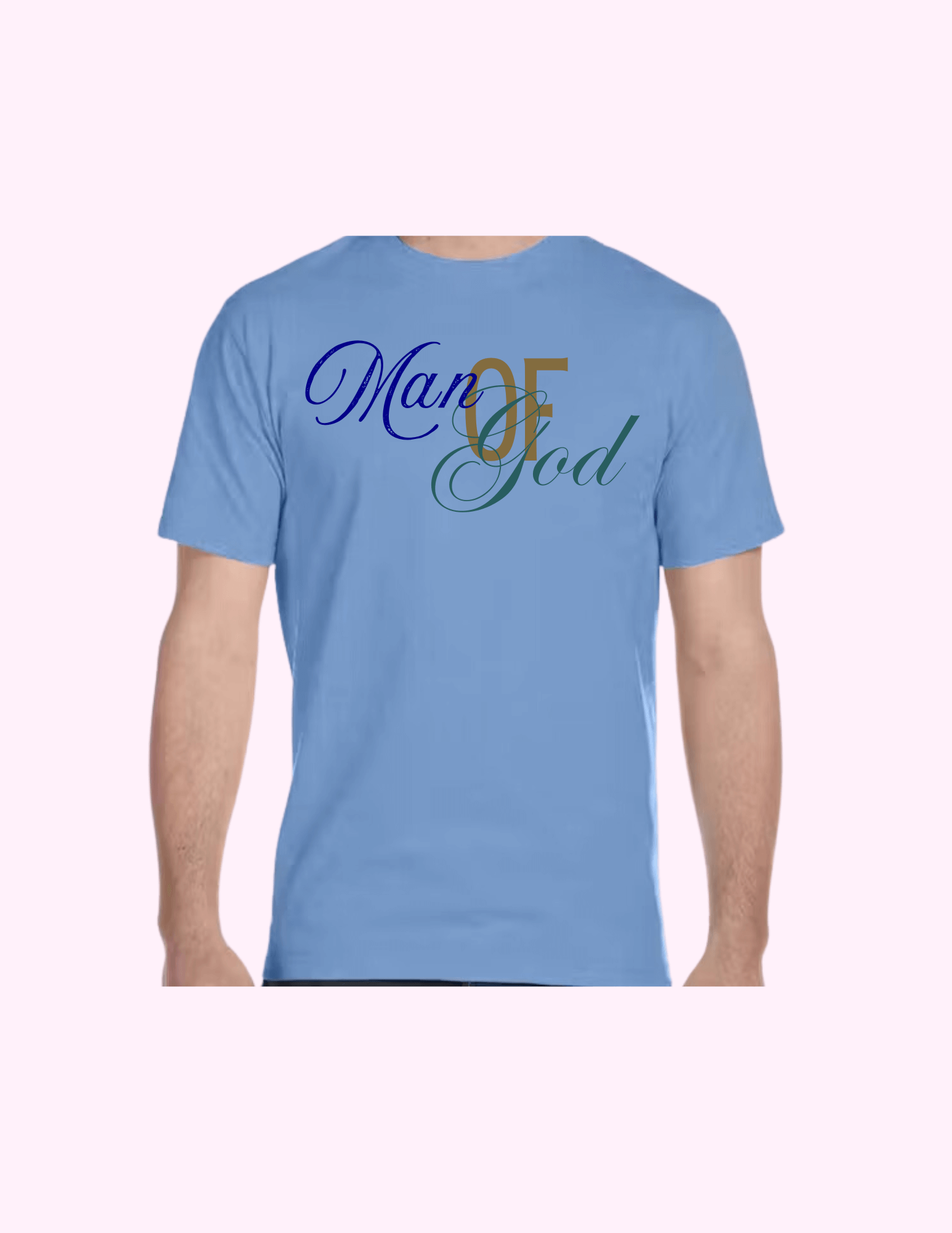 Man Of God - Adult T-Shirt featuring unique artwork, perfect for personal style and expression.