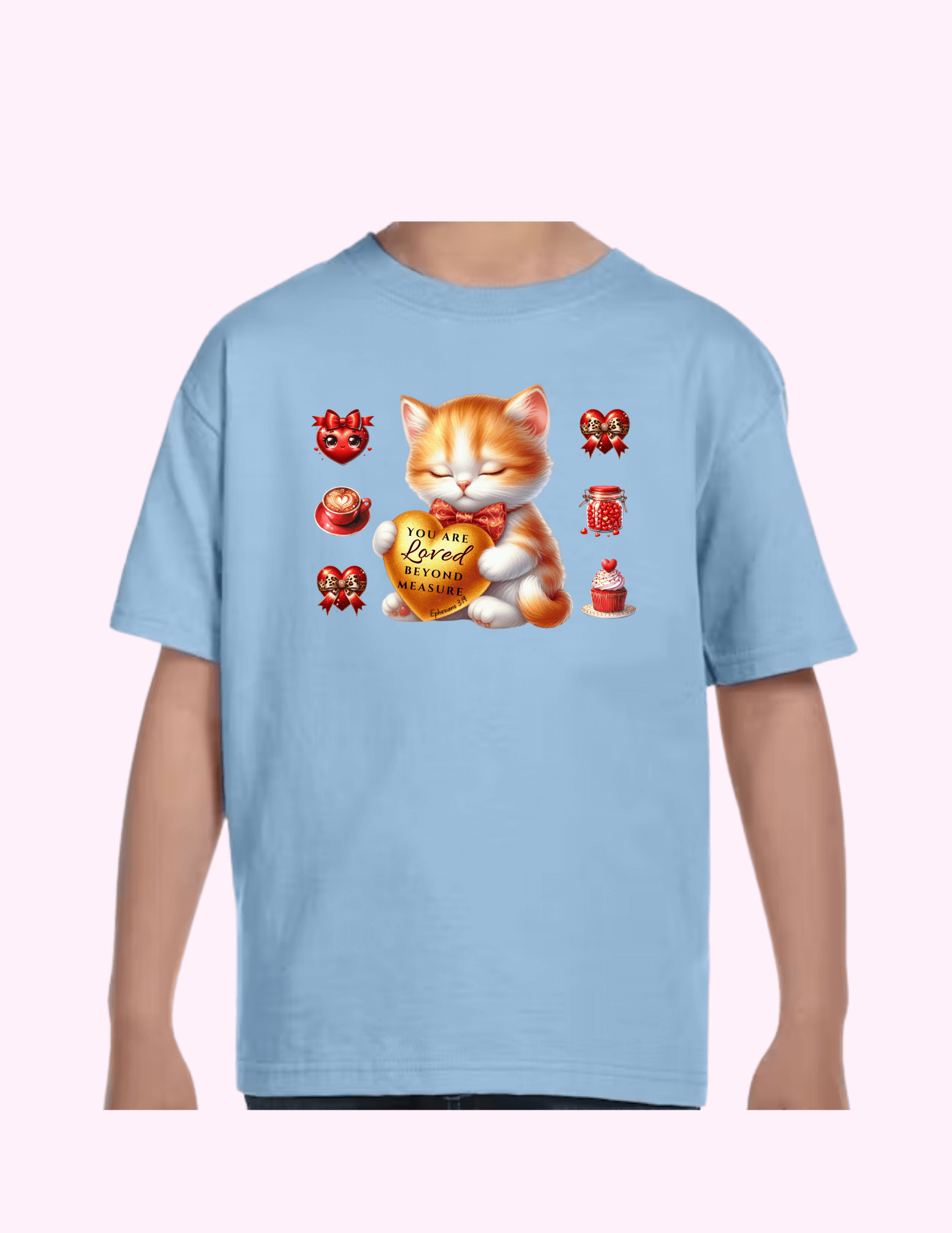 You Are Loved - Kids T-Shirt featuring unique artwork, perfect for personal style and expression.