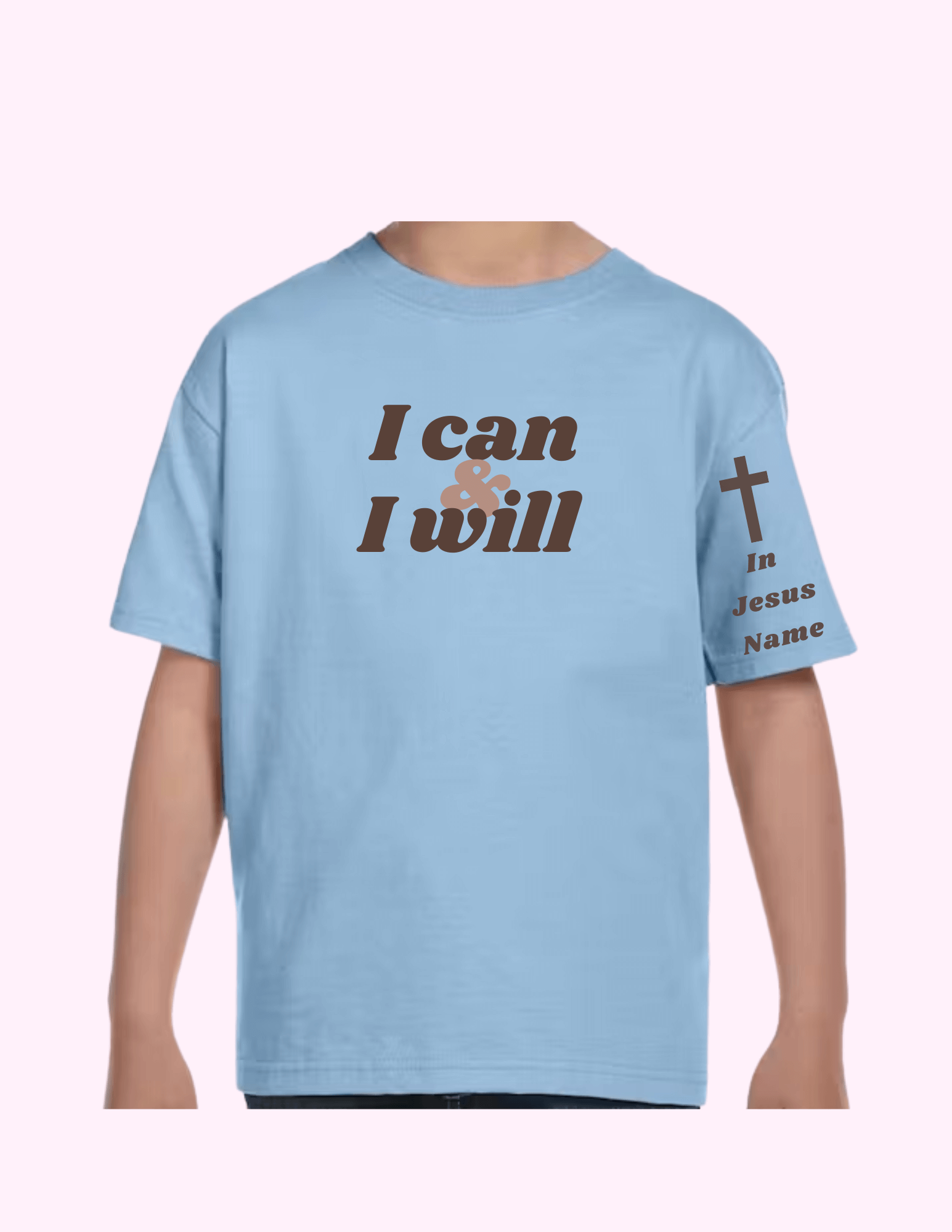 I Can & I Will - Kids T-Shirt featuring unique artwork, perfect for personal style and expression.