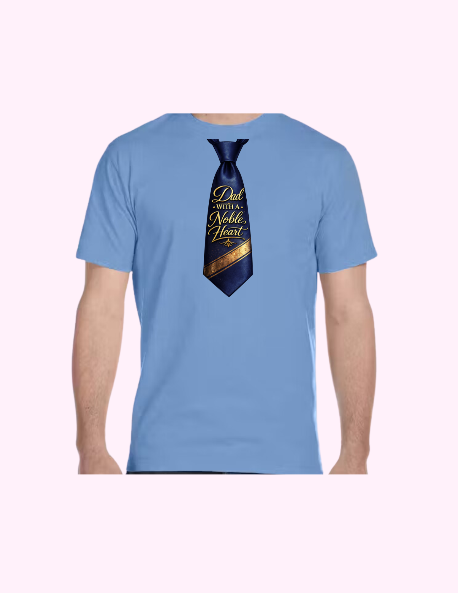Dad With A Noble Heart - Adult T-Shirt