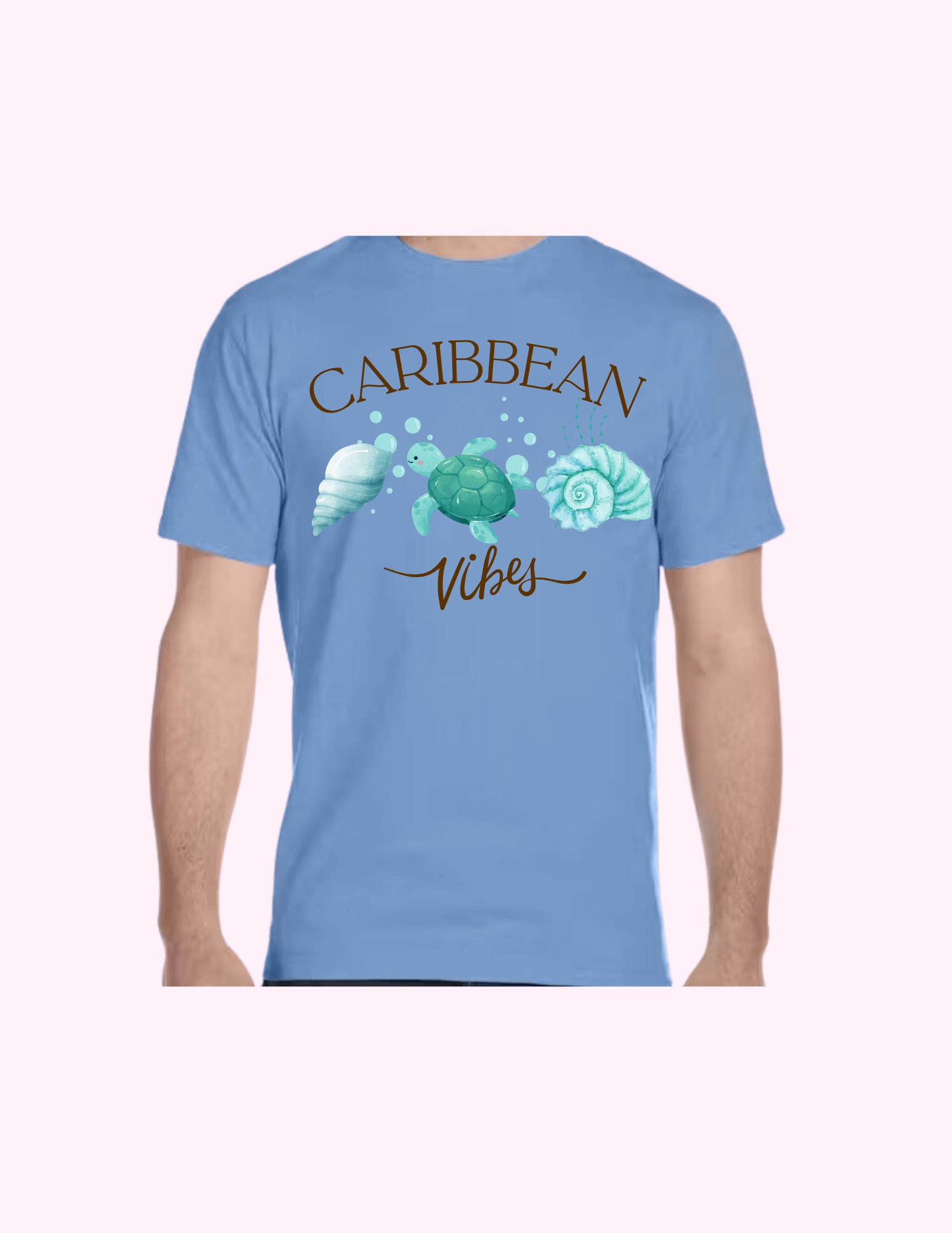 Caribbean Vibes - Adult T-Shirt featuring unique artwork, perfect for personal style and expression.