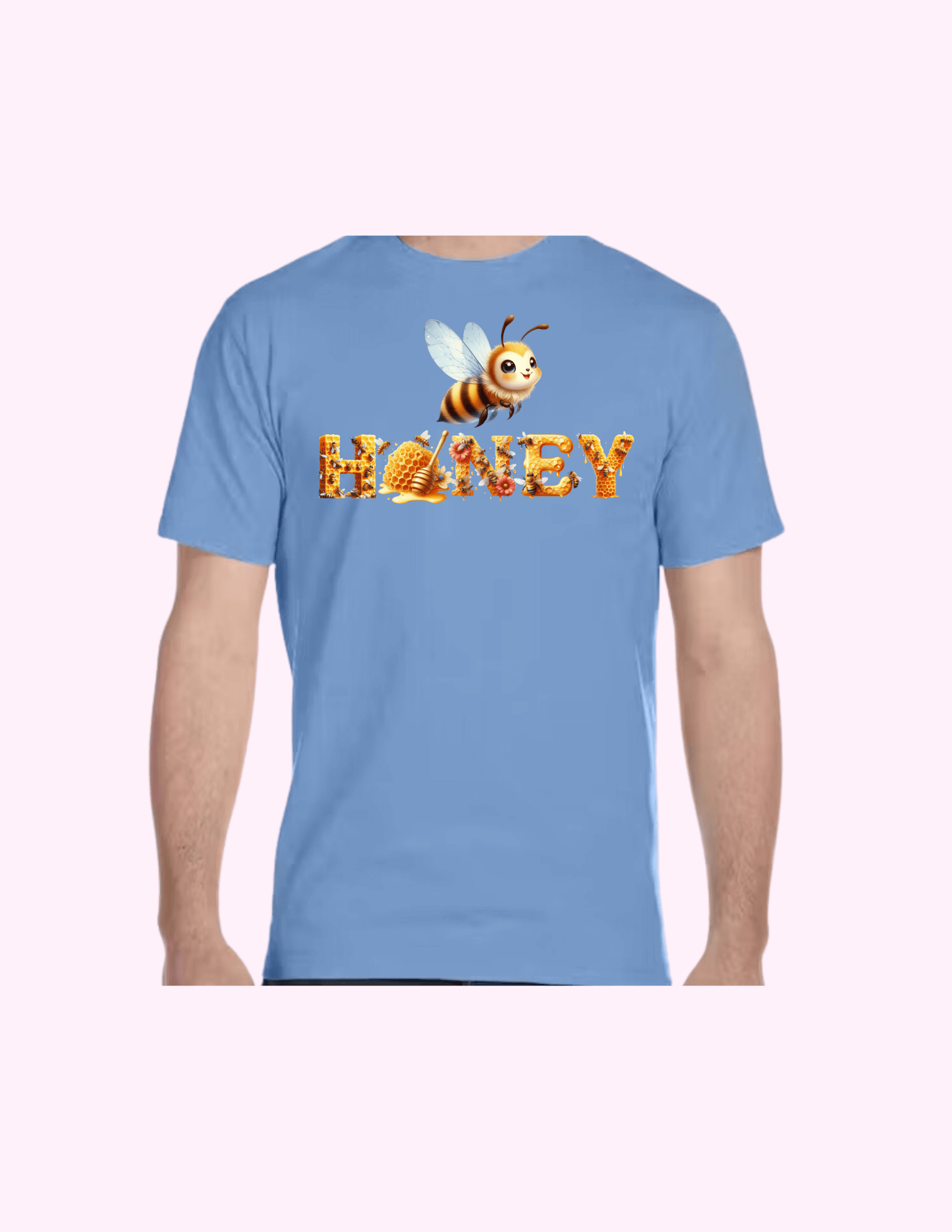 Honey - Adult T-Shirt featuring unique artwork, perfect for personal style and expression.