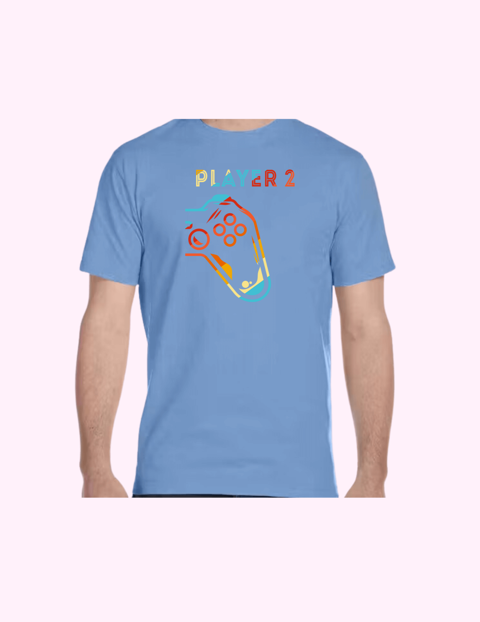 Player 2 - Adult T-Shirt featuring unique artwork, perfect for personal style and expression.