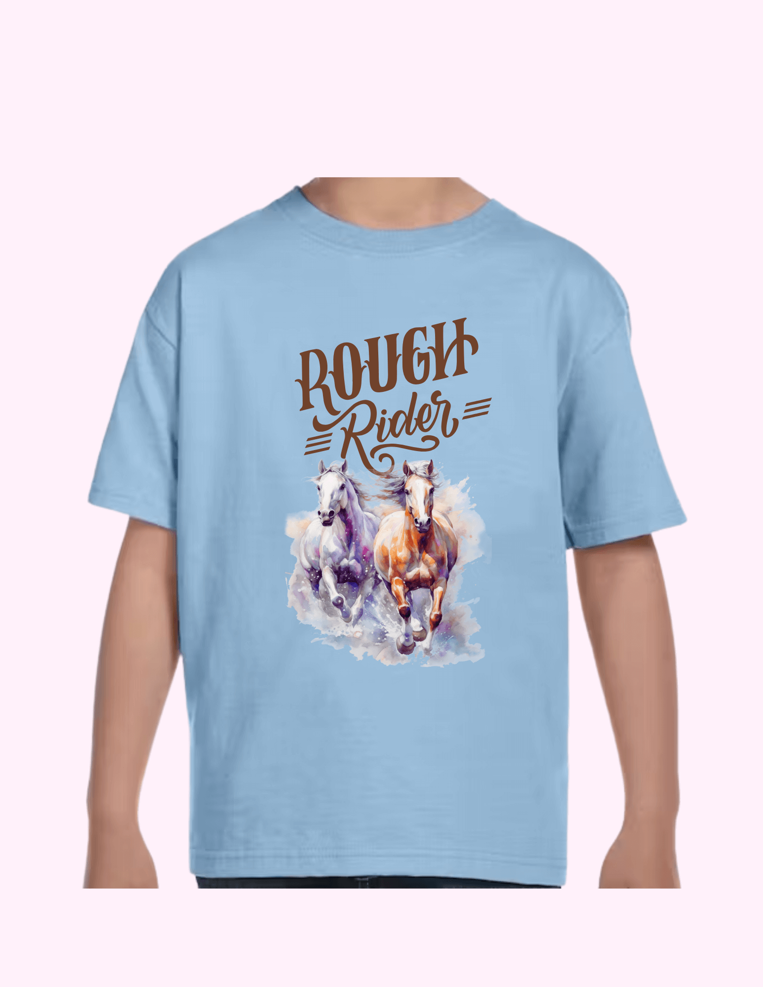 Rough Rider - Kids T-Shirt featuring unique artwork, perfect for personal style and expression.