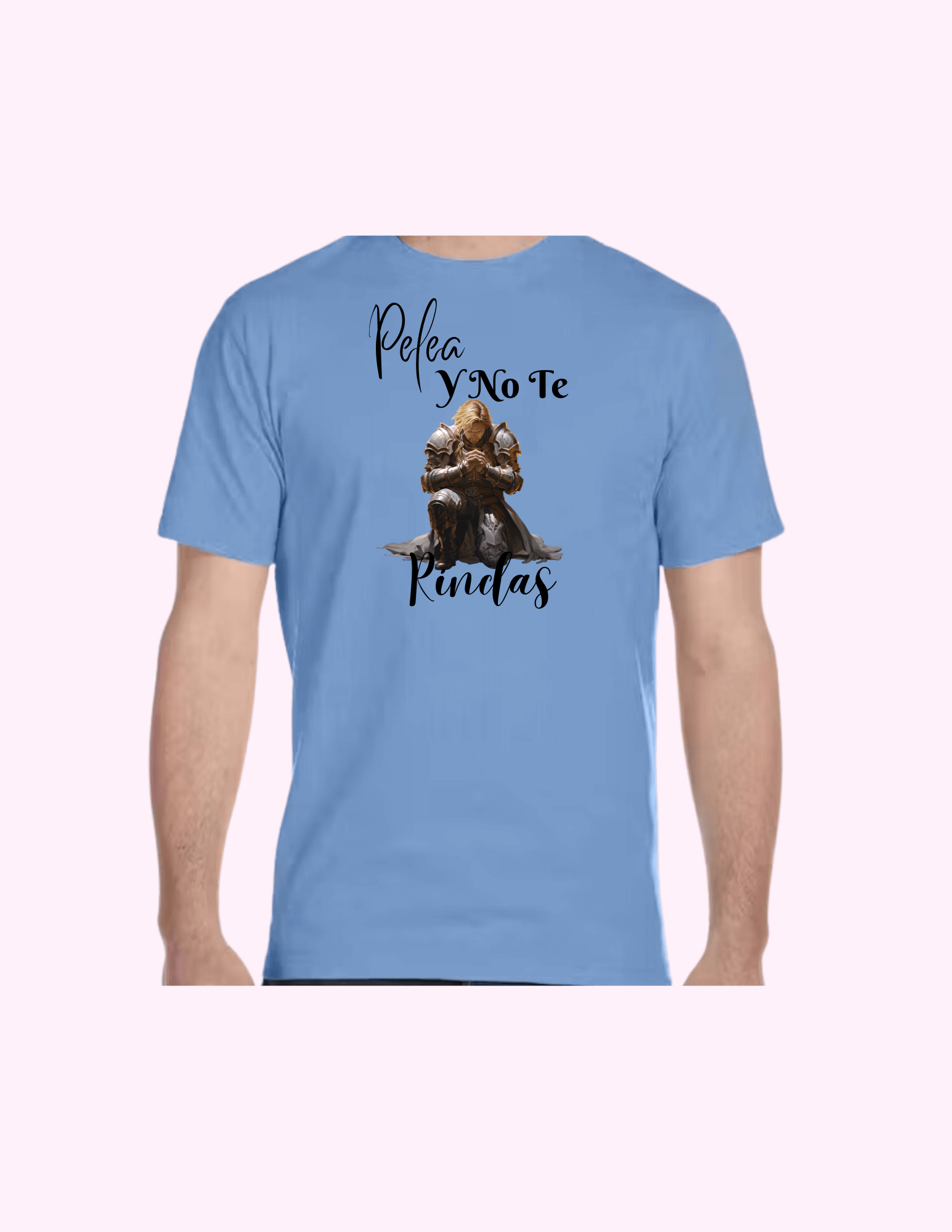 Pelea Y No Te Rindas (Hombre) - Adult T-Shirt featuring unique artwork, perfect for personal style and expression.
