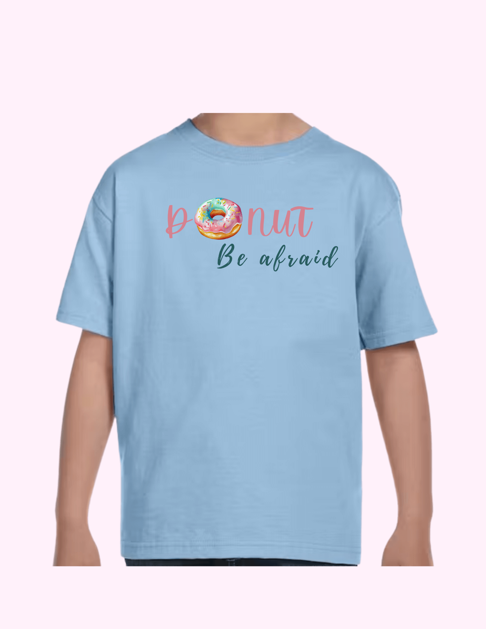 Donut Be Afraid - Kids T-Shirt featuring unique artwork, perfect for personal style and expression.