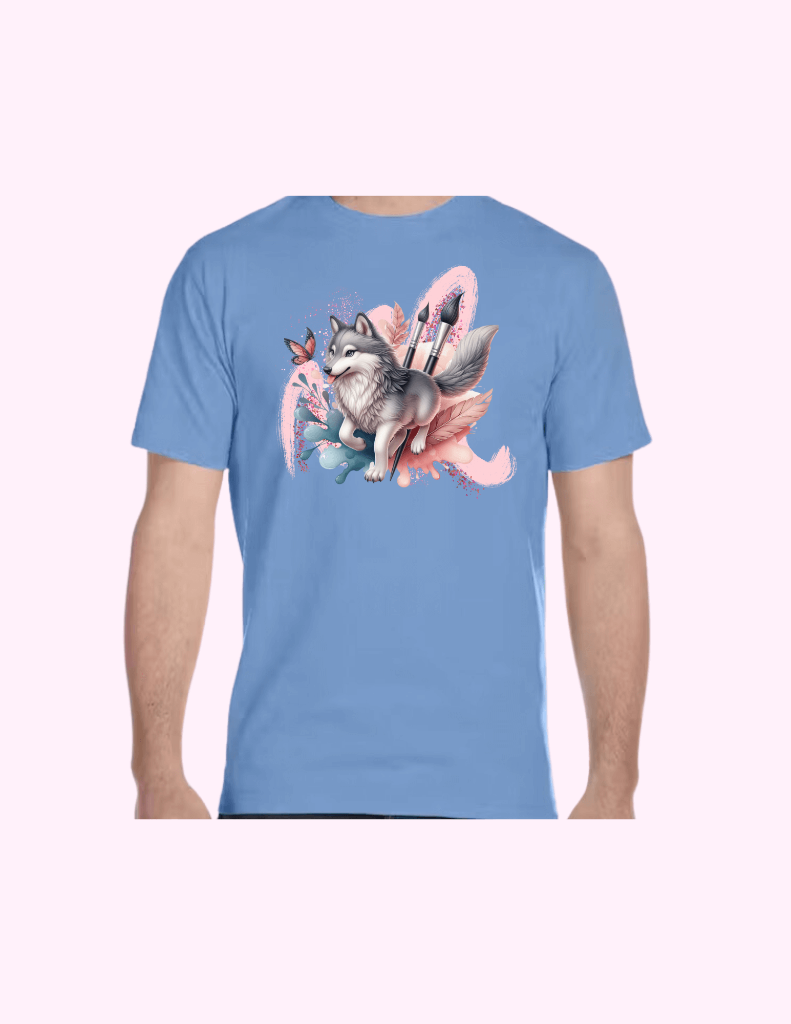 Paint Brush - Adult T-Shirt featuring unique artwork, perfect for personal style and expression.