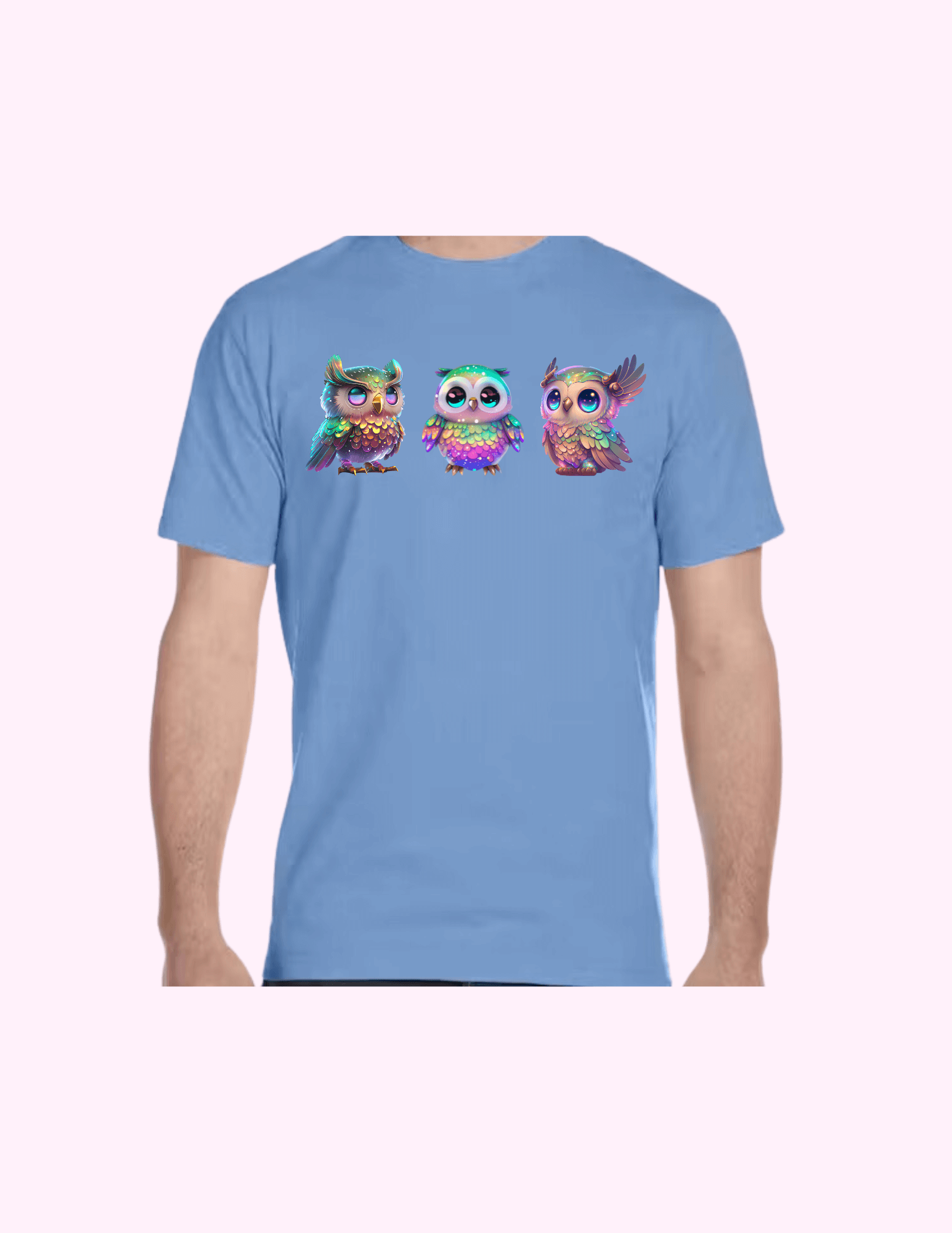 Owls - Adult T-Shirt featuring unique artwork, perfect for personal style and expression.