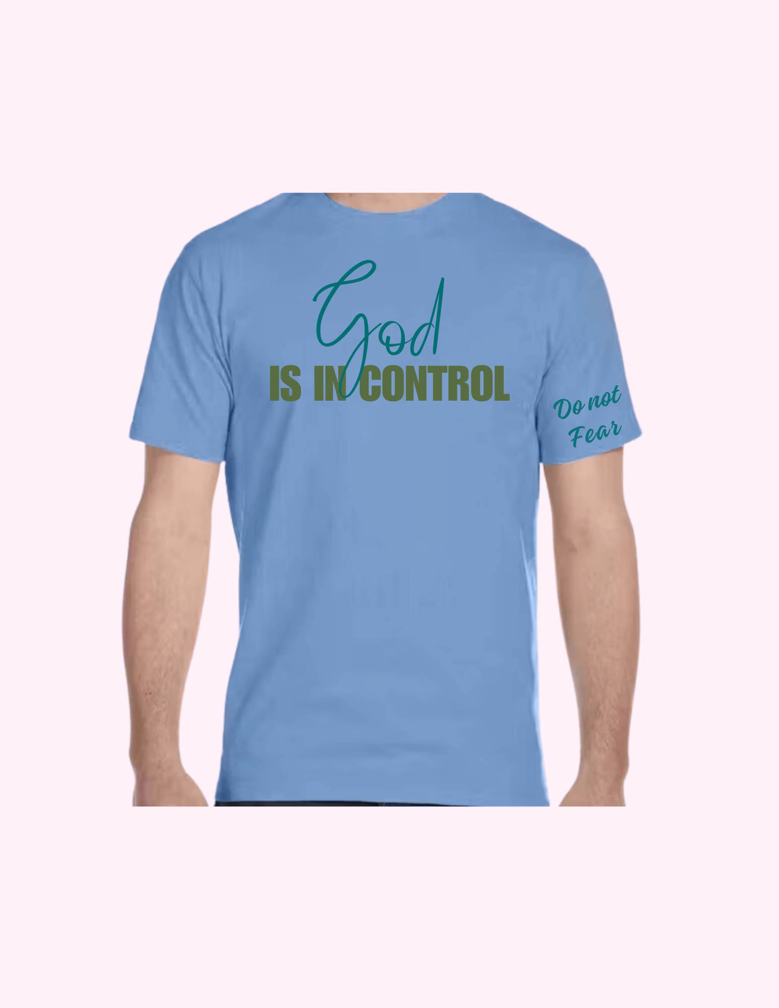 God Is In Control - Adult T-Shirt featuring unique artwork, perfect for personal style and expression.