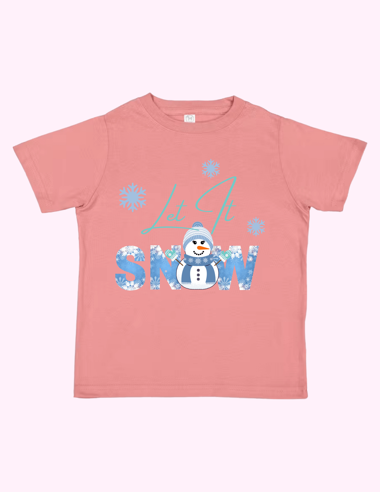 Let It Snow Blue (Toddler) featuring unique artwork, perfect for personal style and expression.