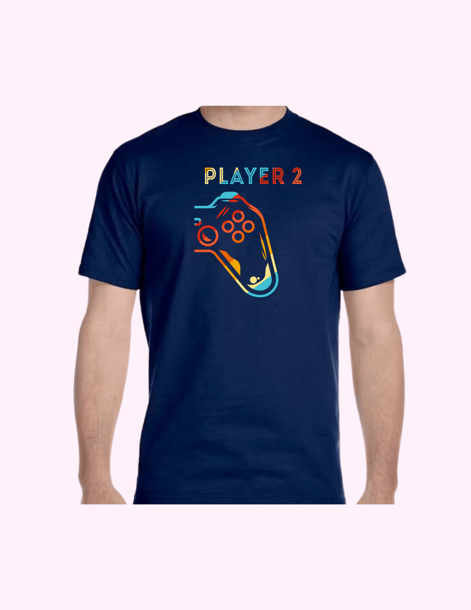 Player 2 - Adult T-Shirt featuring unique artwork, perfect for personal style and expression.