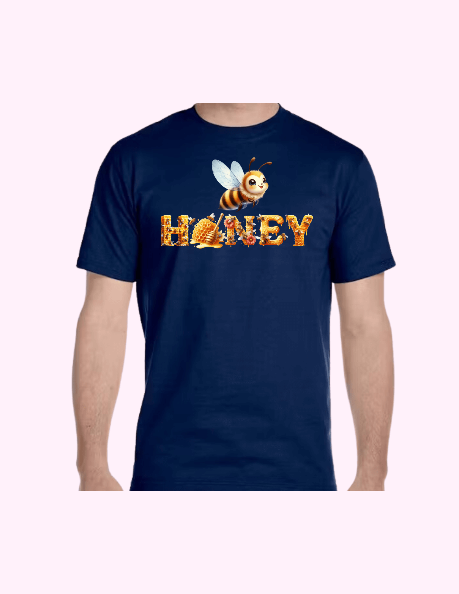 Honey - Adult T-Shirt featuring unique artwork, perfect for personal style and expression.