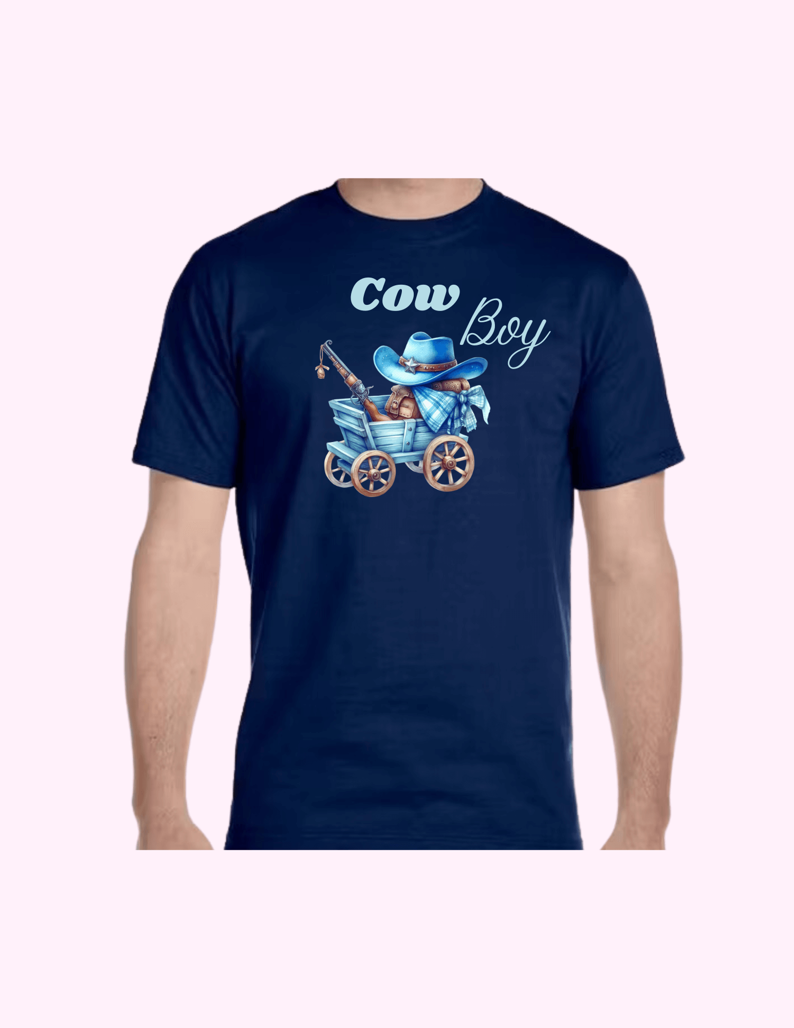 Cowboy - Adult T-Shirt featuring unique artwork, perfect for personal style and expression.
