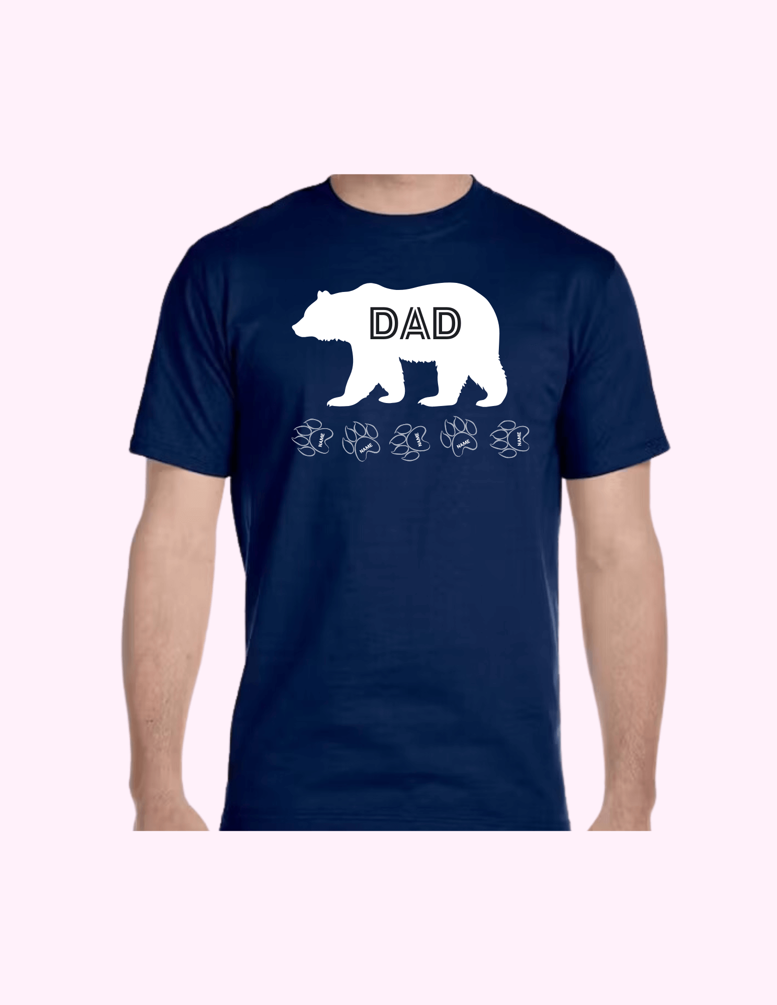 Dad Bear - Adult T-Shirt featuring unique artwork, perfect for personal style and expression.