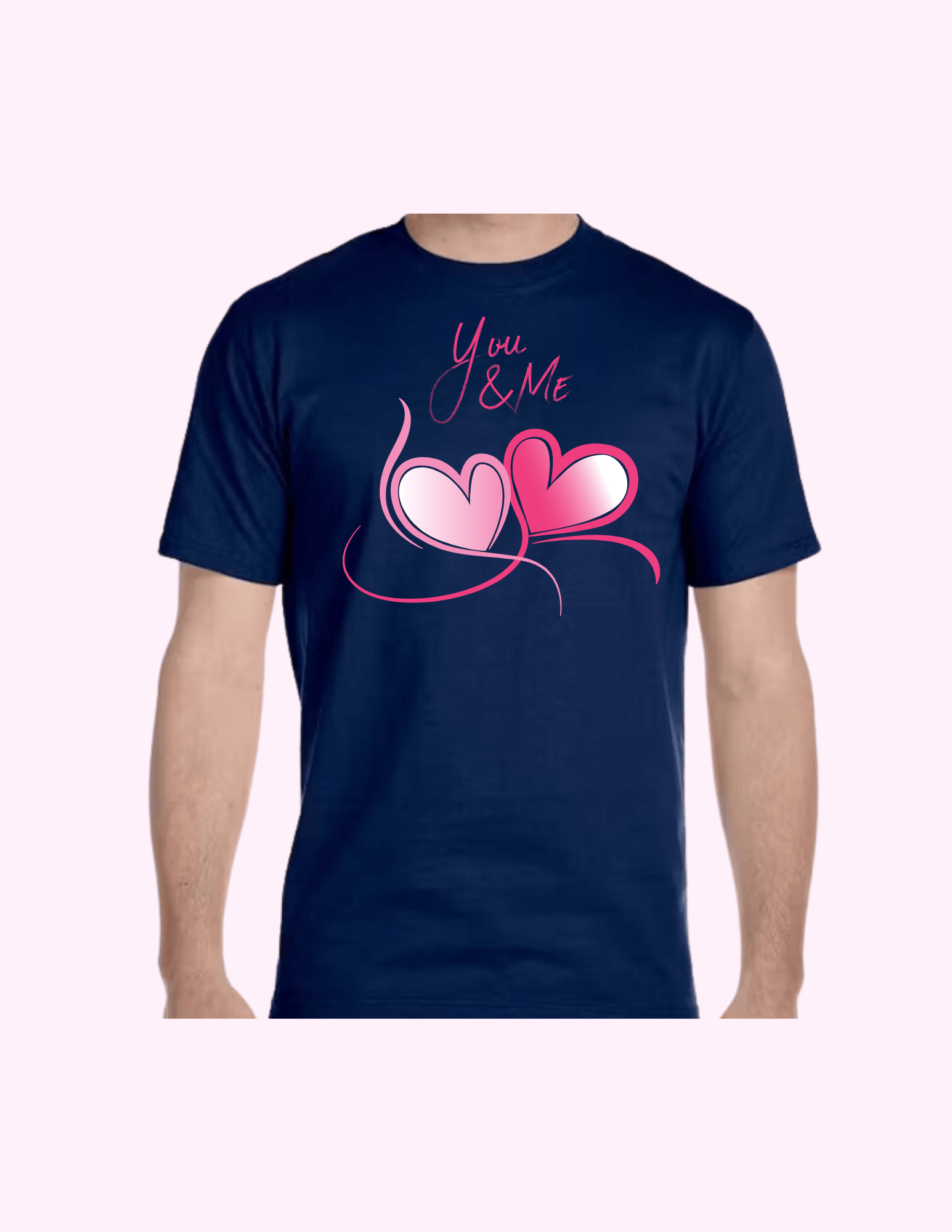 You & Me - Adult T-Shirt featuring unique artwork, perfect for personal style and expression.