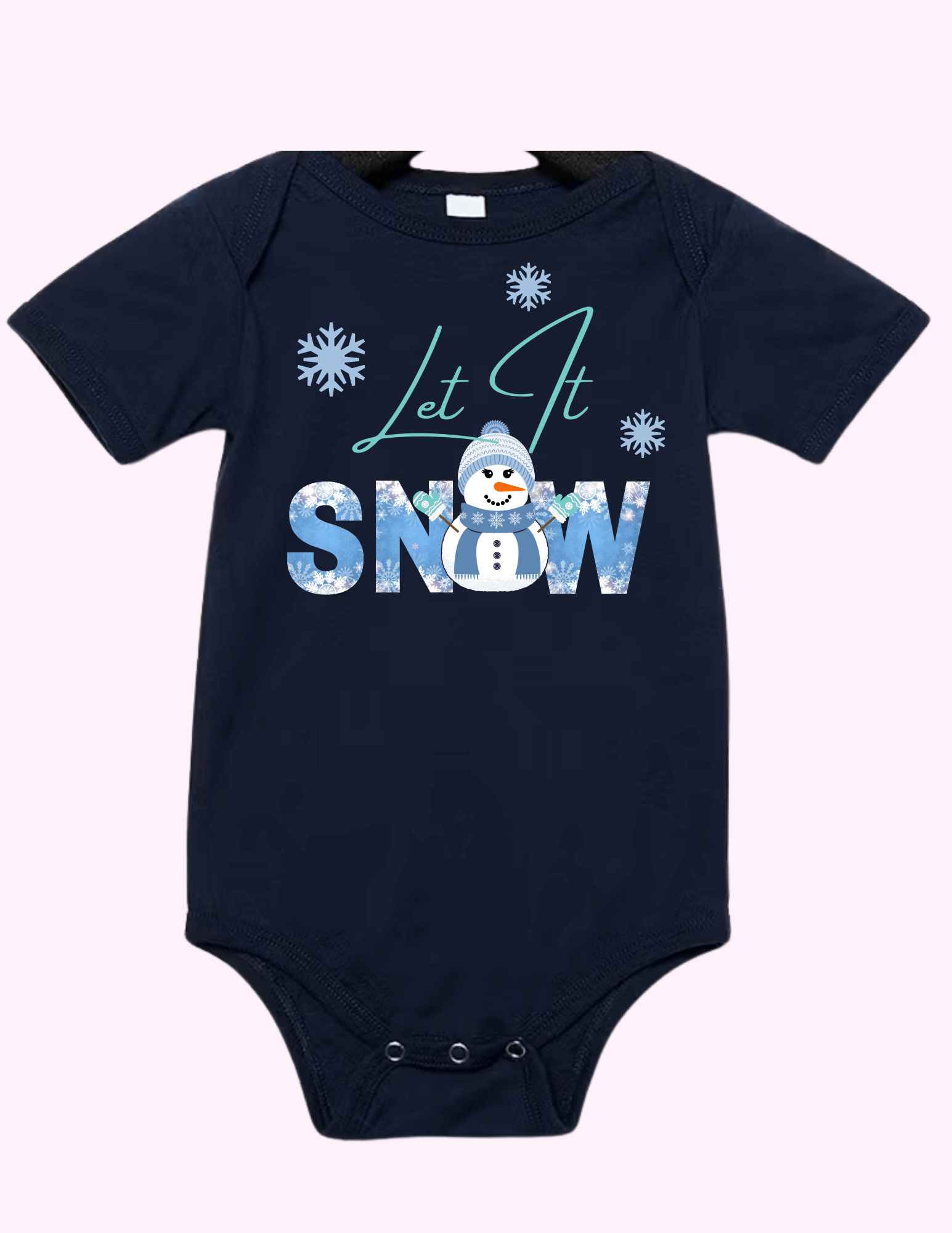 Let It Snow - Blue (Infant) featuring unique artwork, perfect for personal style and expression.