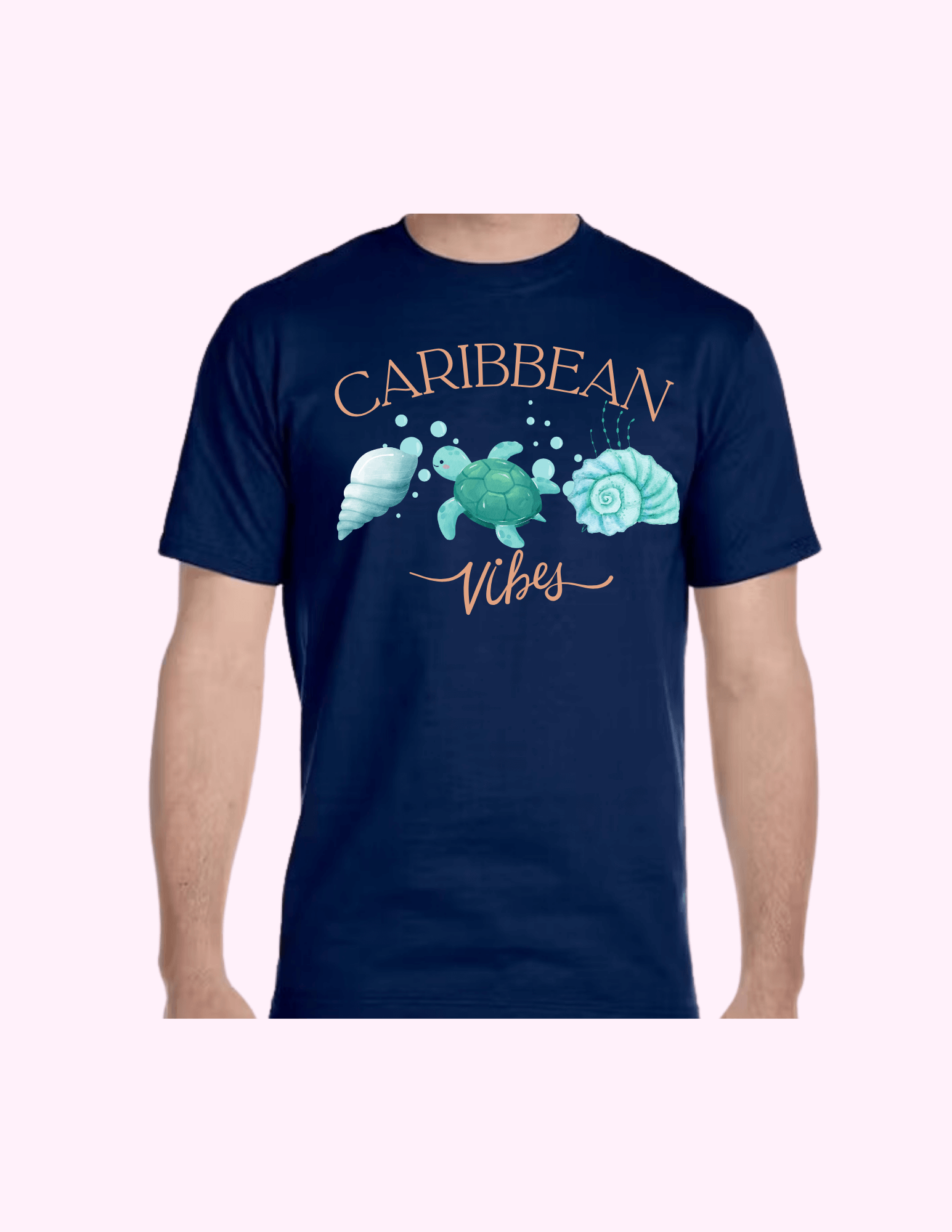 Caribbean Vibes - Adult T-Shirt featuring unique artwork, perfect for personal style and expression.