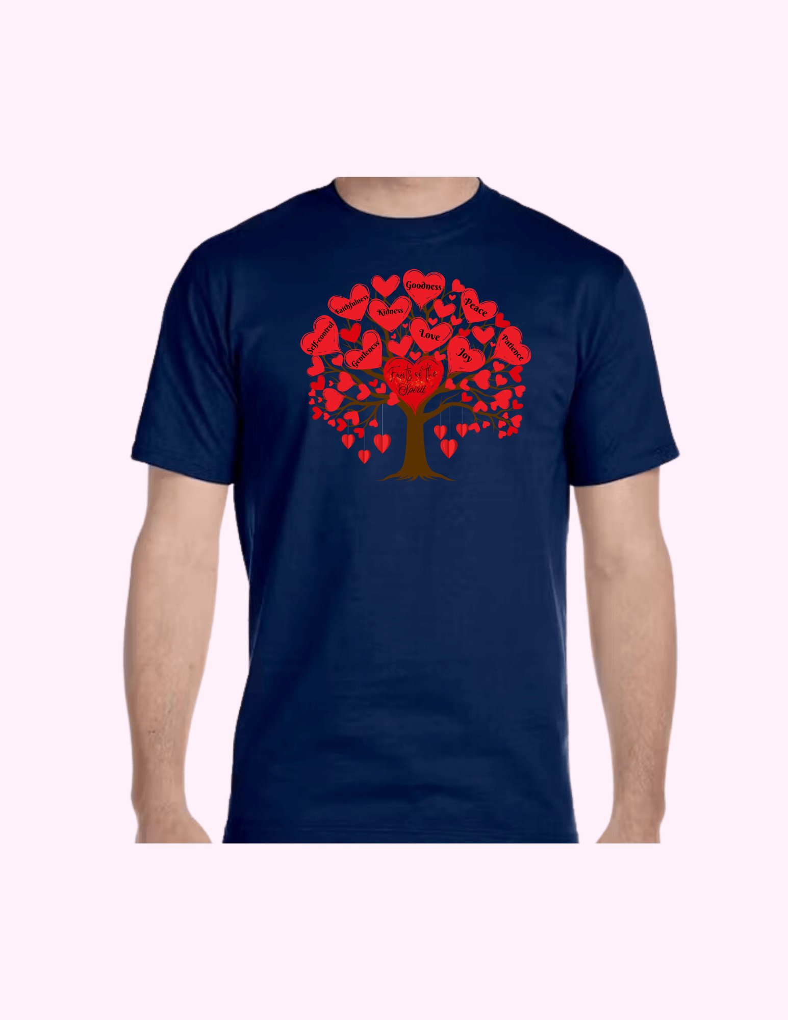 Fruits Of The Spirit - Adult T-Shirt featuring unique artwork, perfect for personal style and expression.