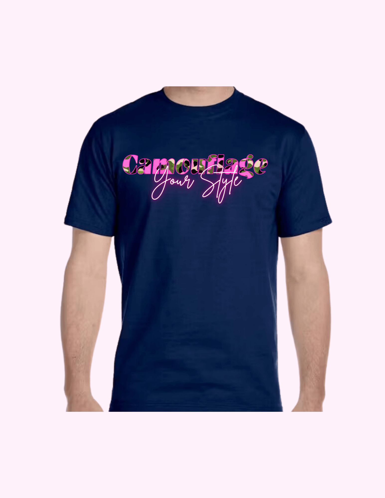 Camouflage Your Style - Adult T-Shirt featuring unique artwork, perfect for personal style and expression.