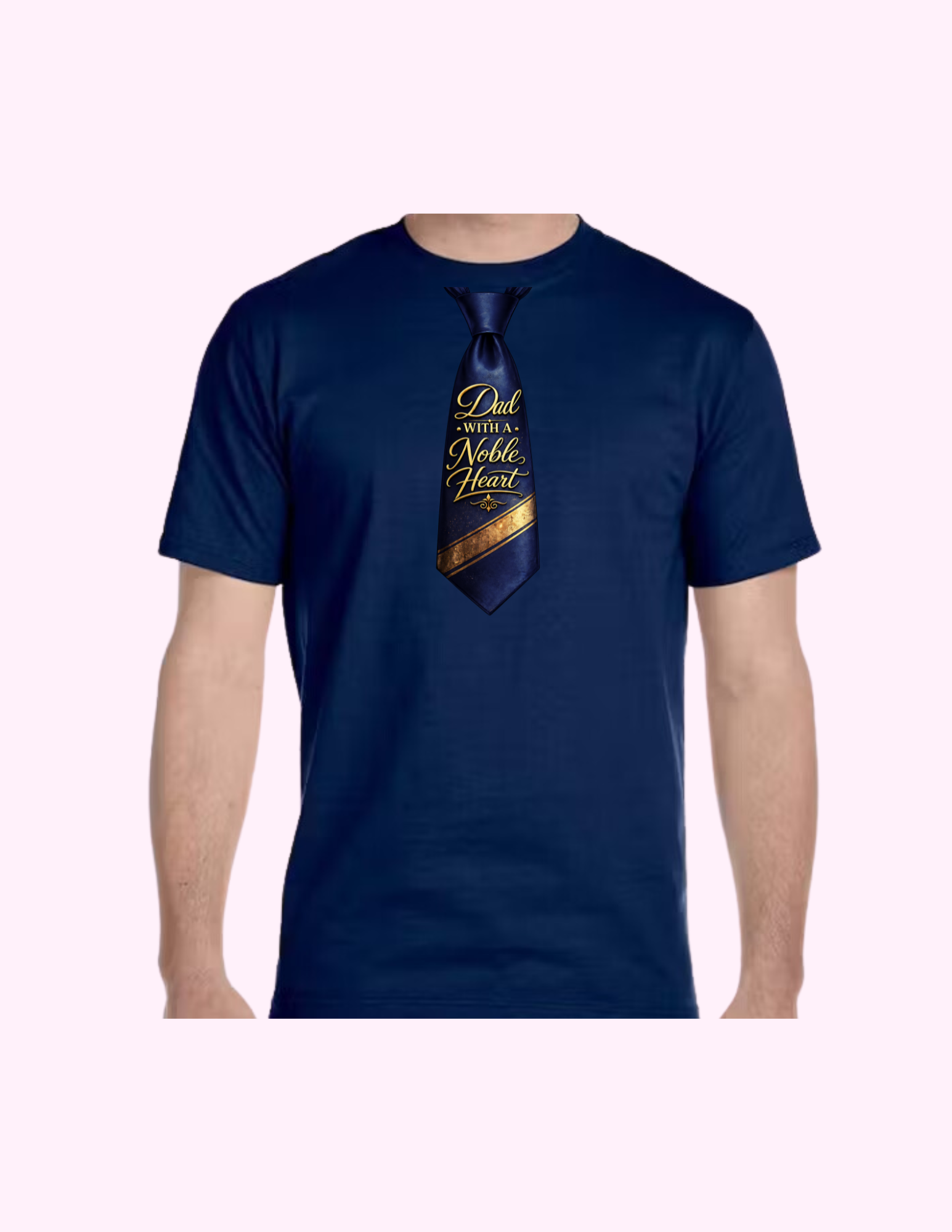 Dad With A Noble Heart - Adult T-Shirt