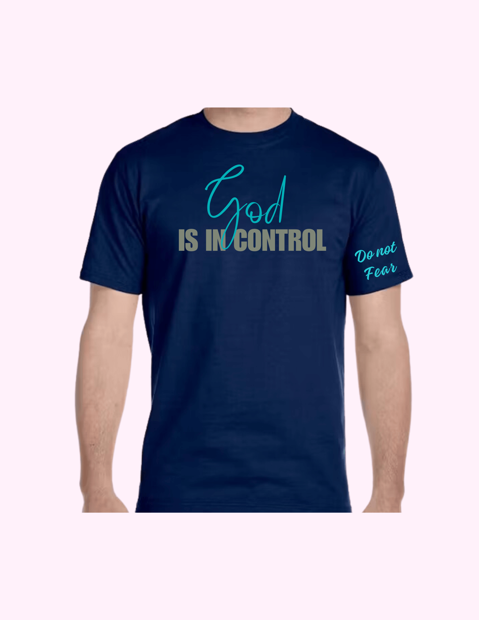 God Is In Control - Adult T-Shirt featuring unique artwork, perfect for personal style and expression.