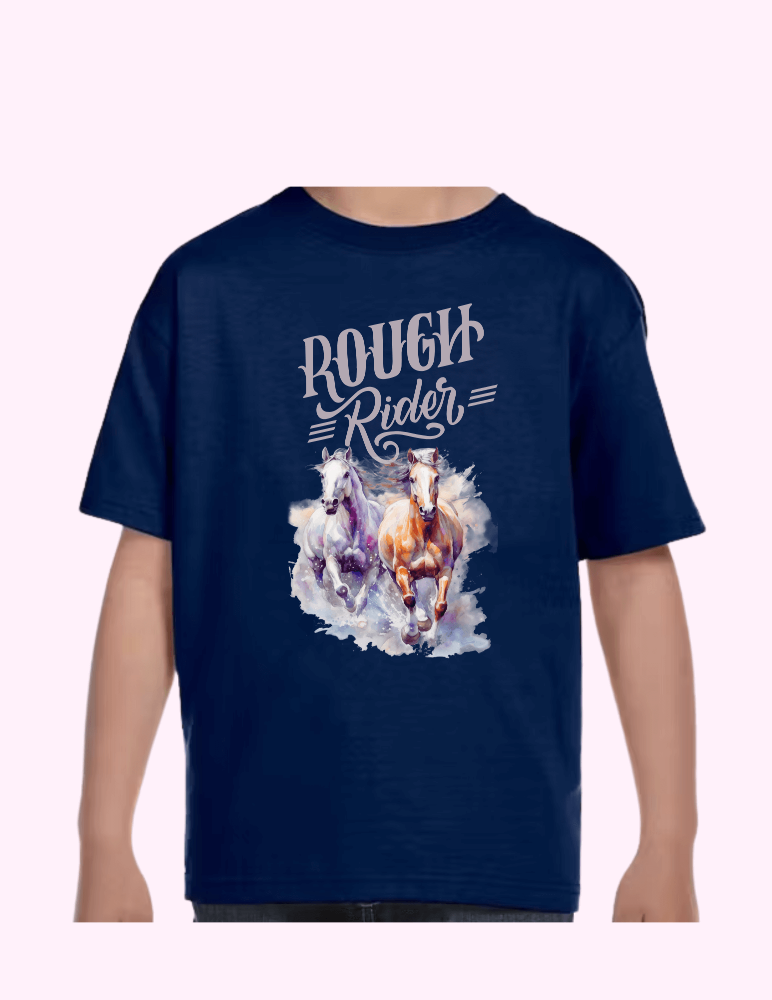 Rough Rider - Kids T-Shirt featuring unique artwork, perfect for personal style and expression.