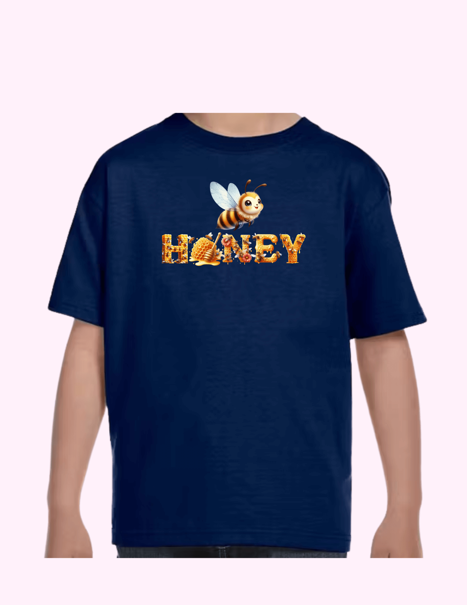 Honey - Kids T-Shirt featuring unique artwork, perfect for personal style and expression.
