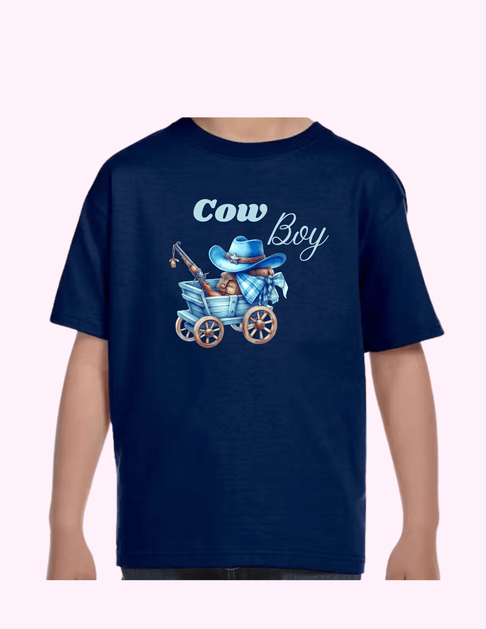 Cow Boy - Kids T-Shirt featuring unique artwork, perfect for personal style and expression.