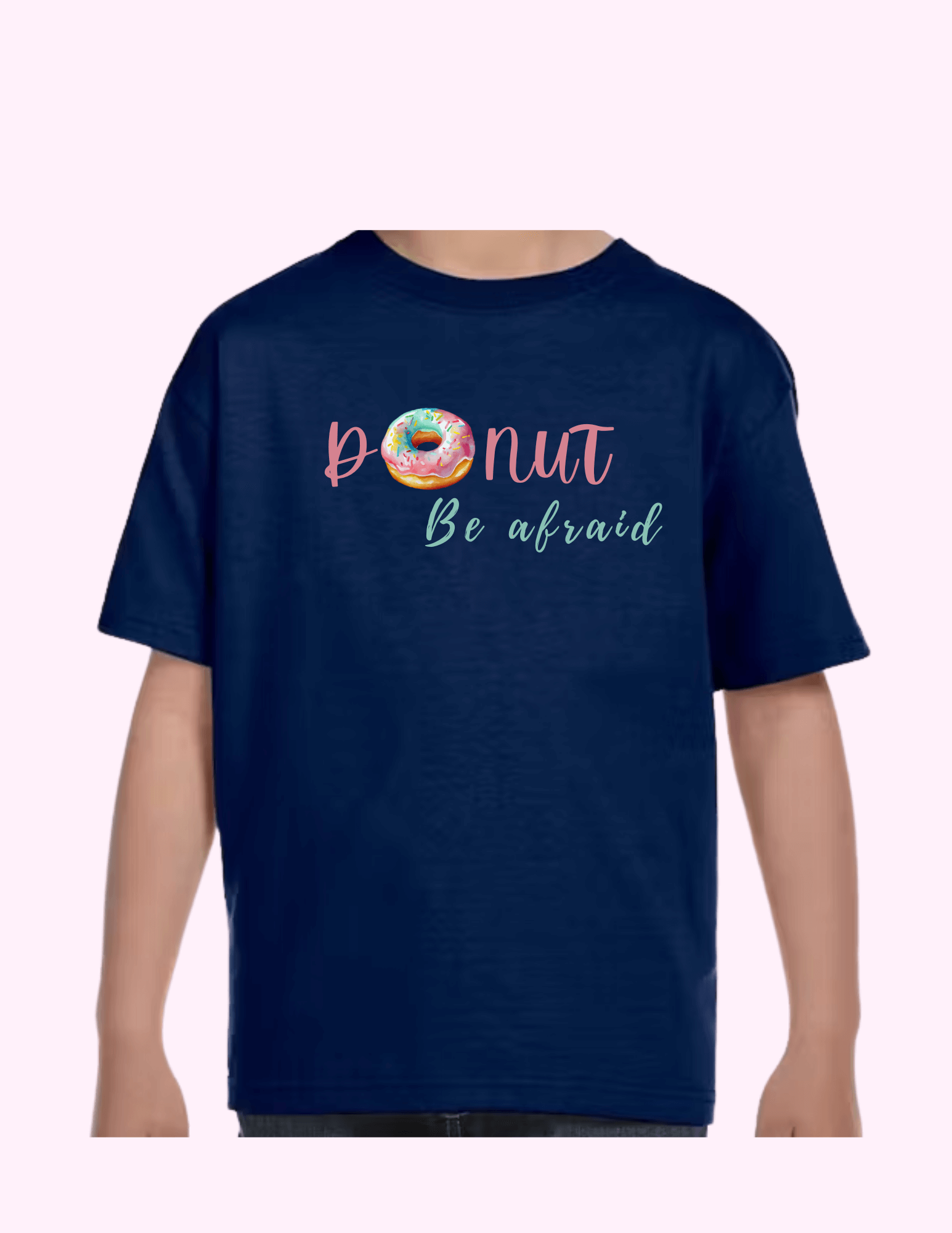 Donut Be Afraid - Kids T-Shirt featuring unique artwork, perfect for personal style and expression.