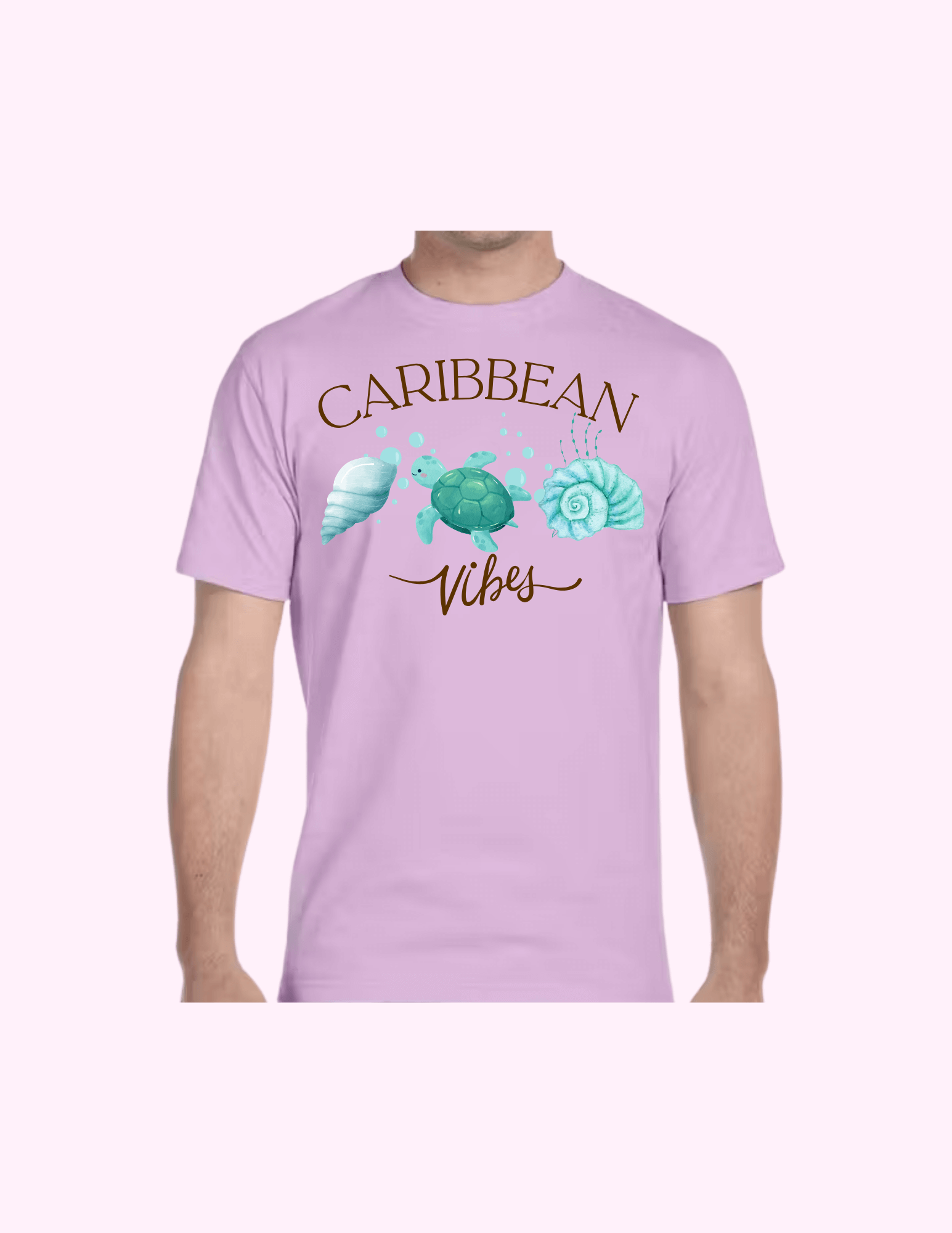 Caribbean Vibes - Adult T-Shirt featuring unique artwork, perfect for personal style and expression.