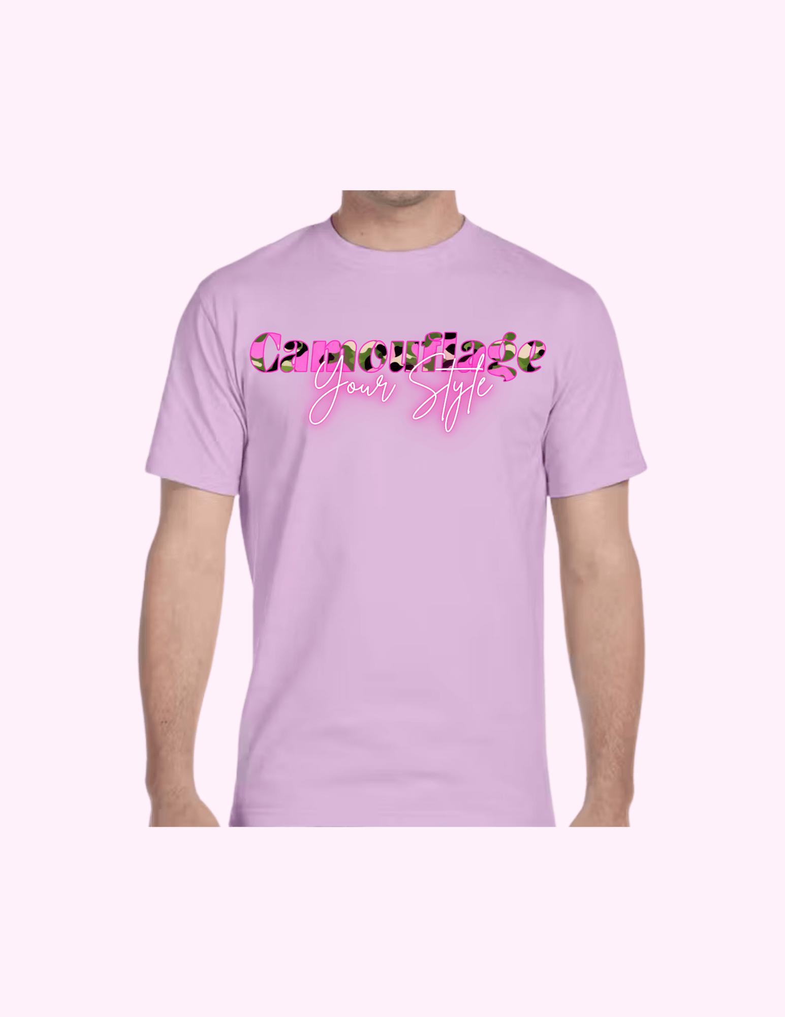 Camouflage Your Style - Adult T-Shirt featuring unique artwork, perfect for personal style and expression.