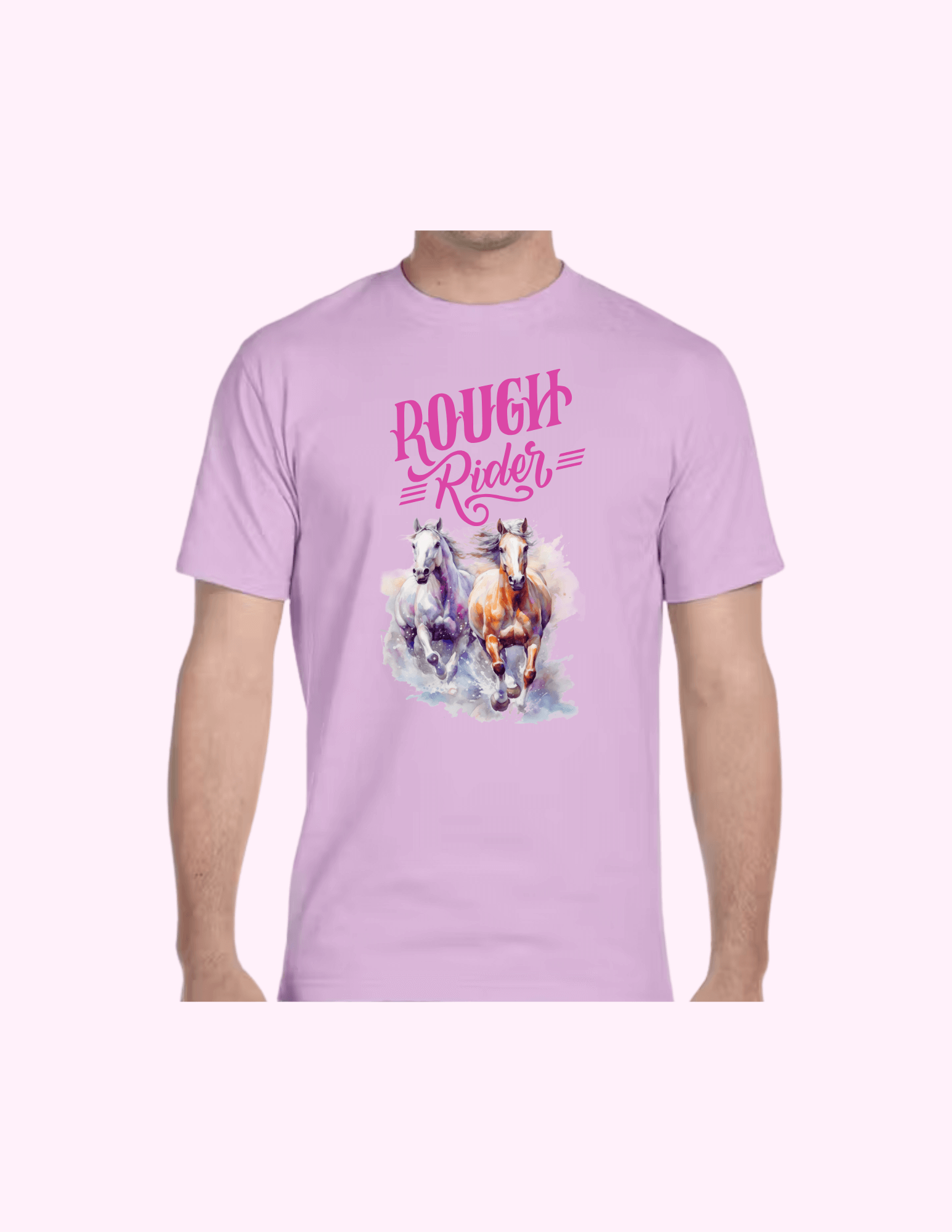 Rough Rider - Adult T-Shirt featuring unique artwork, perfect for personal style and expression.