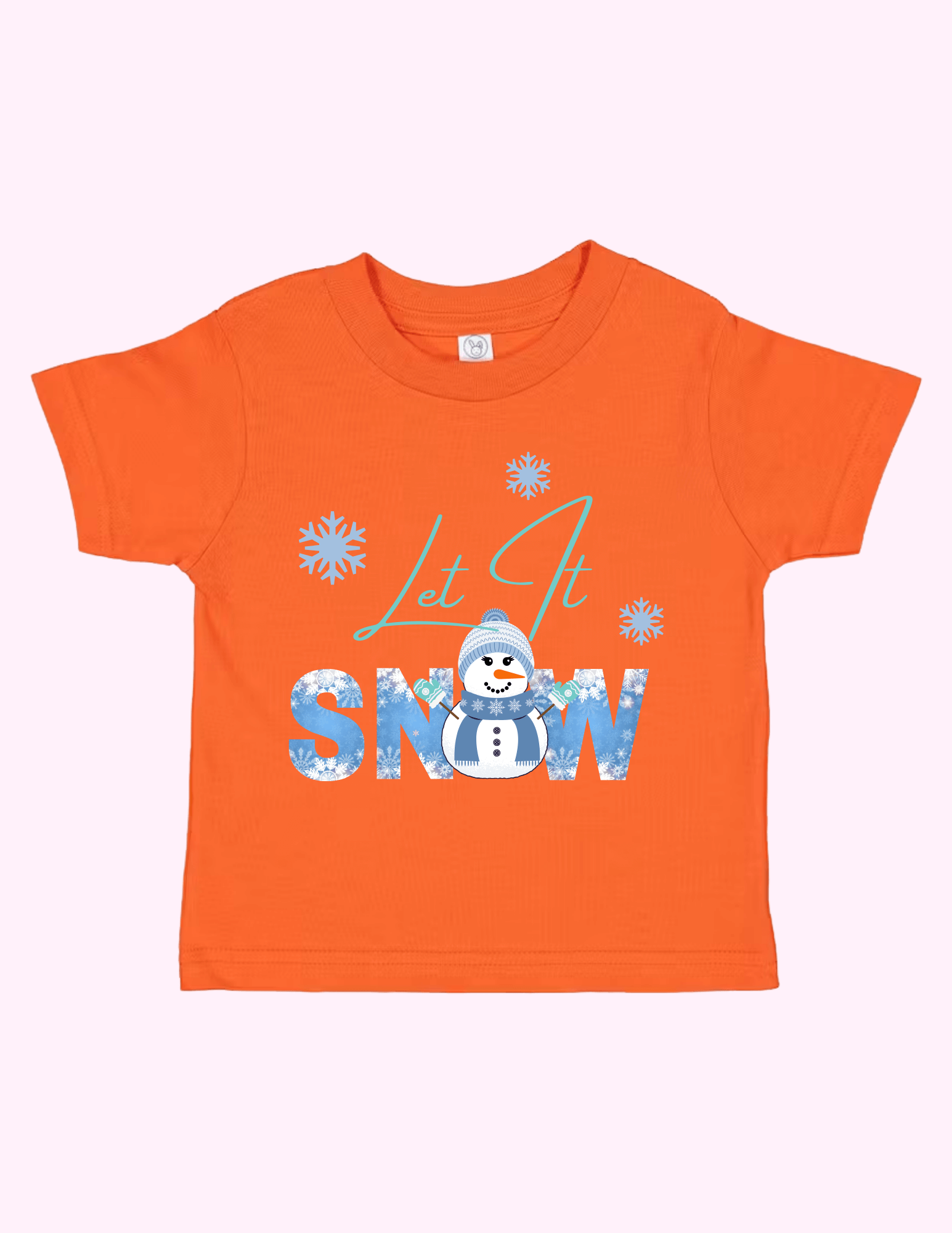 Let It Snow Blue (Toddler) featuring unique artwork, perfect for personal style and expression.