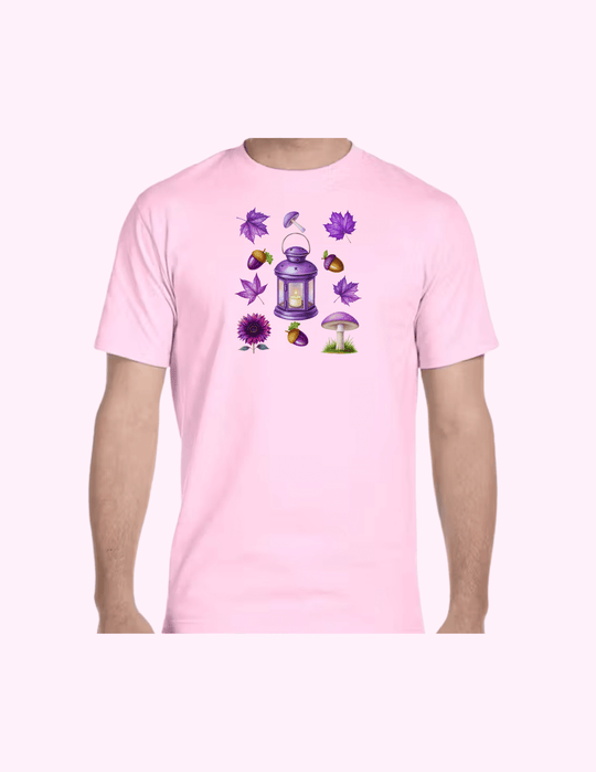 Purple Autumn - Adult T-Shirt
