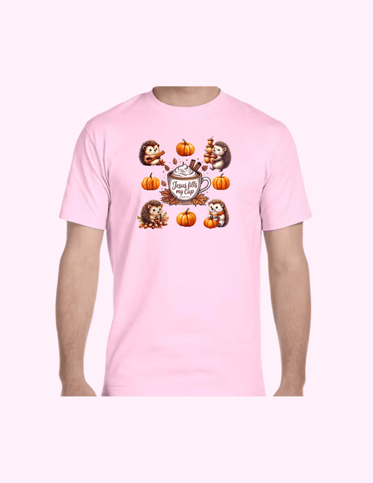 Jesus Fills My Cup - Adult T-Shirt