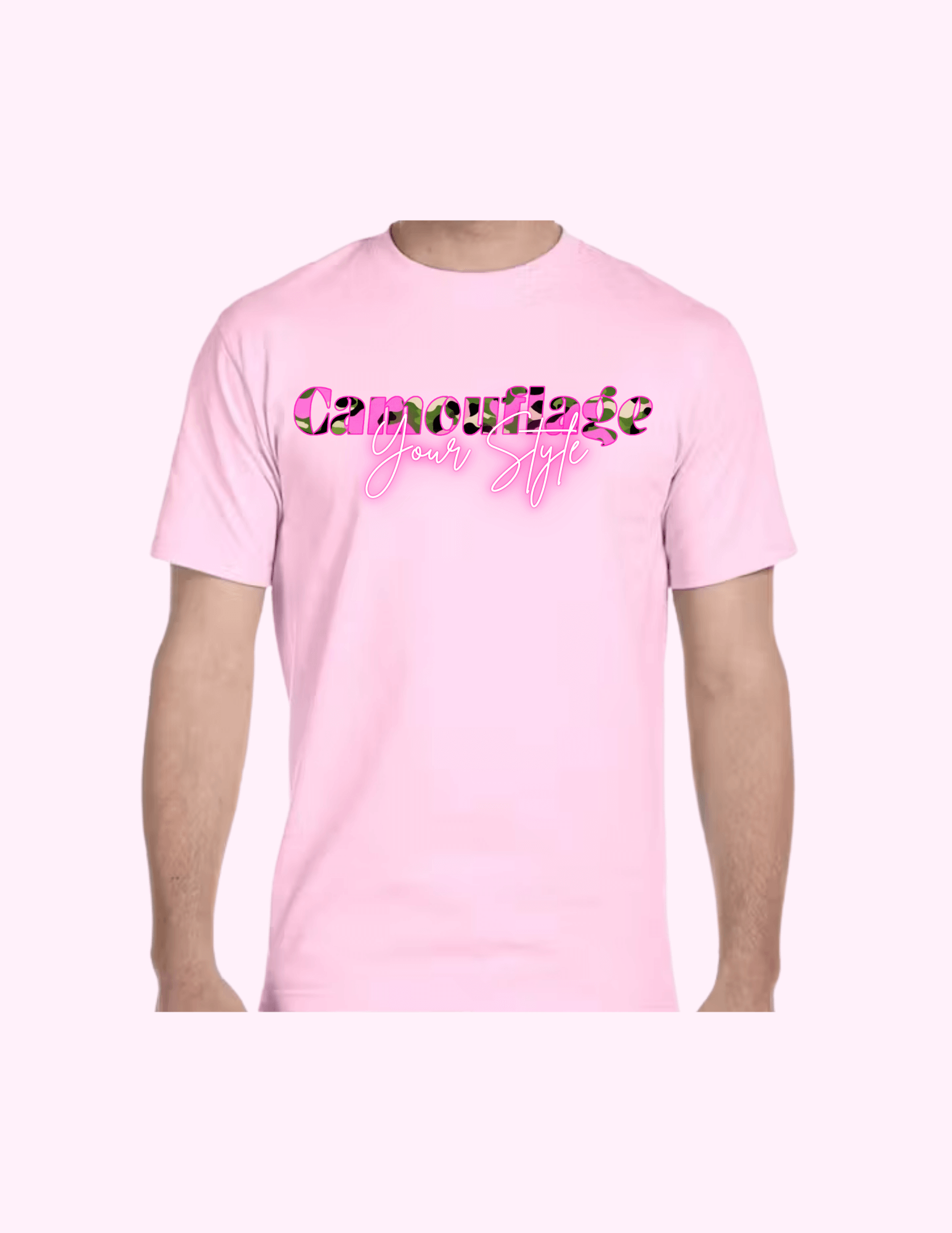 Camouflage Your Style - Adult T-Shirt featuring unique artwork, perfect for personal style and expression.