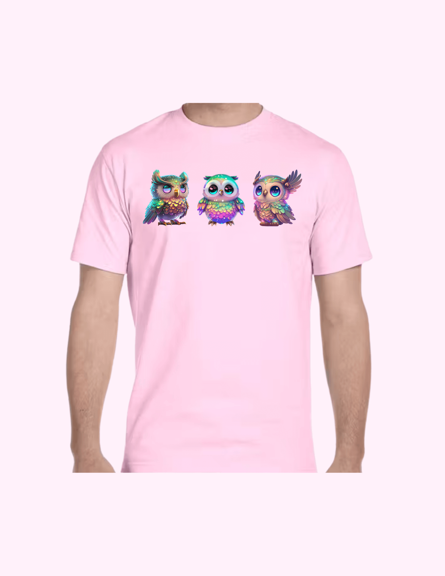 Owls - Adult T-Shirt featuring unique artwork, perfect for personal style and expression.