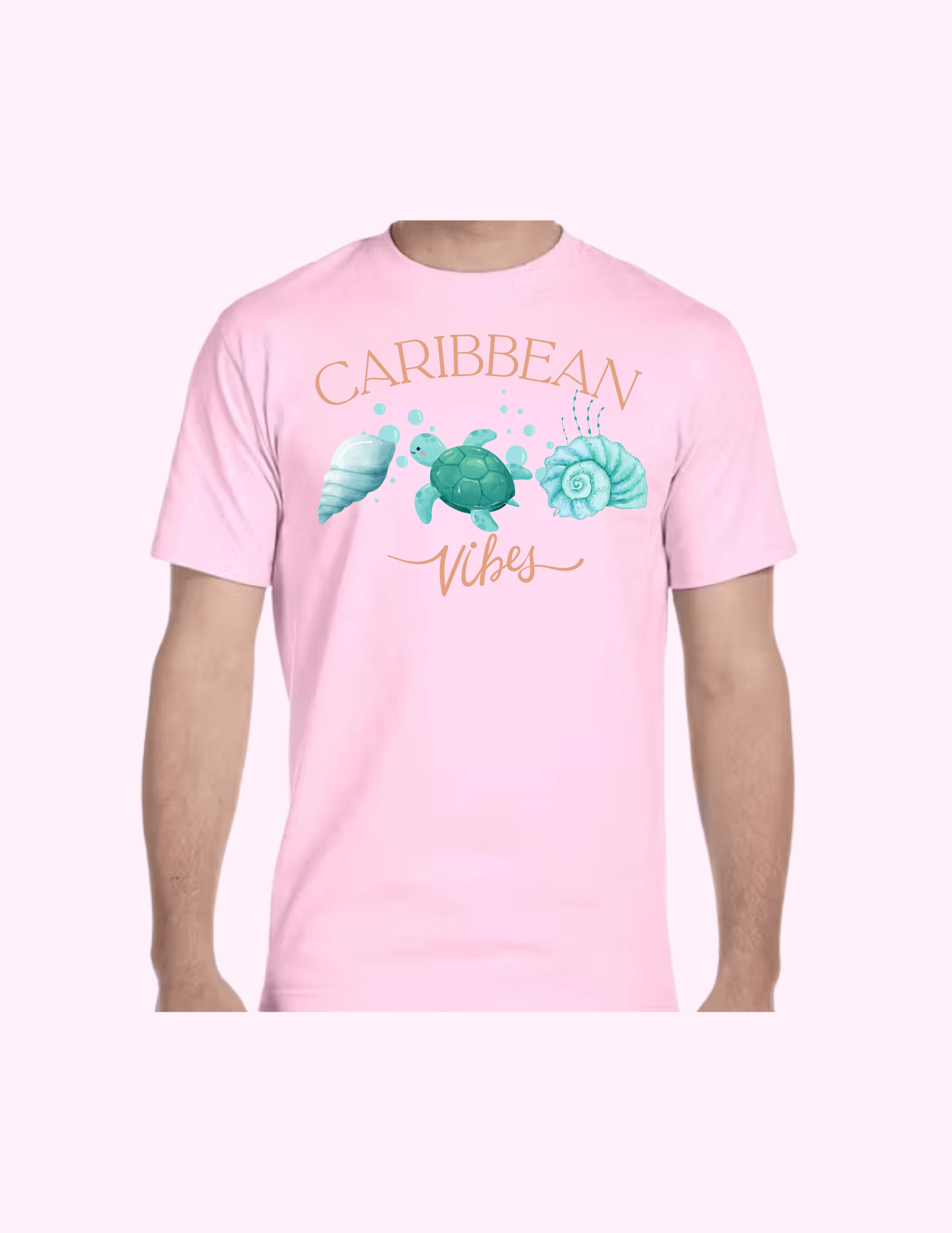 Caribbean Vibes - Adult T-Shirt featuring unique artwork, perfect for personal style and expression.