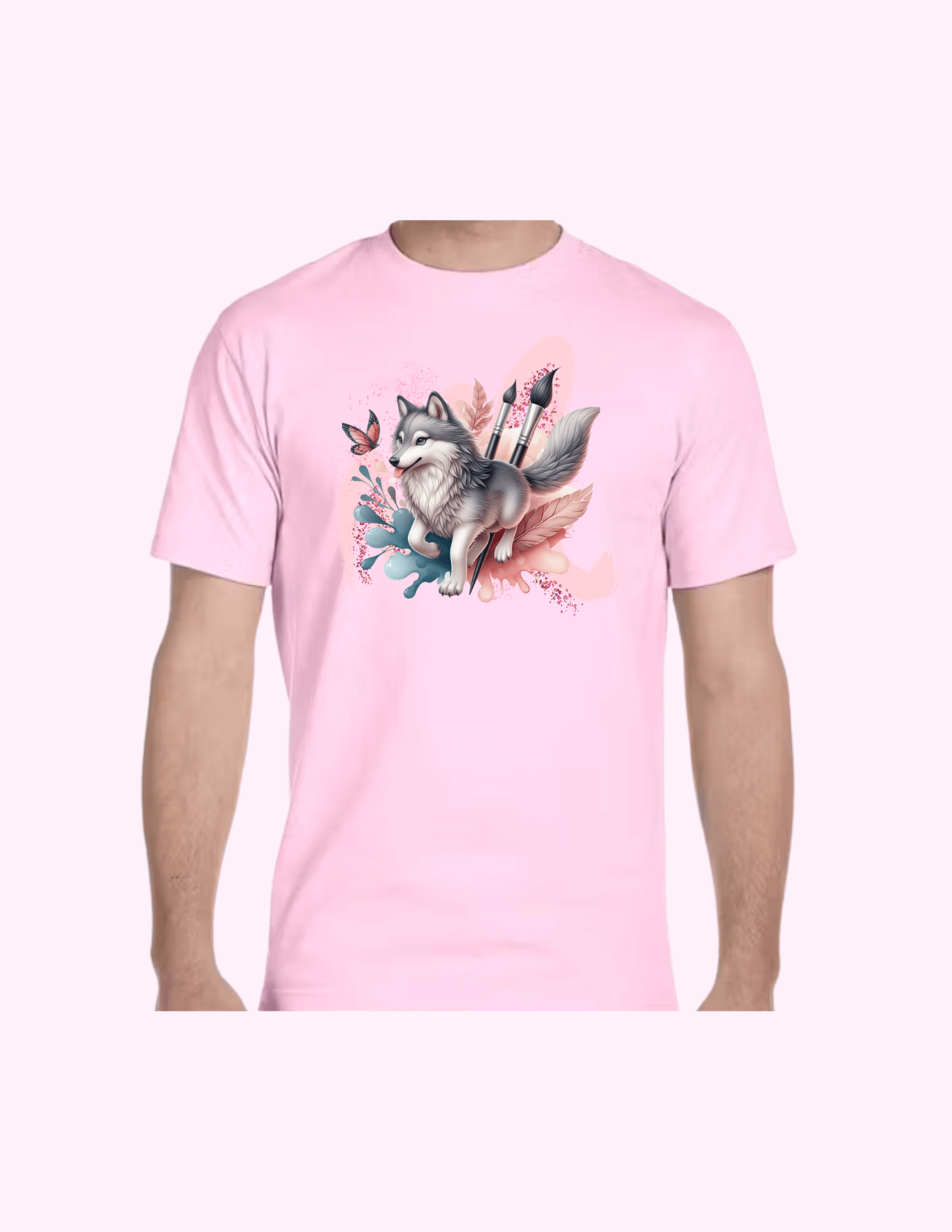 Paint Brush - Adult T-Shirt featuring unique artwork, perfect for personal style and expression.