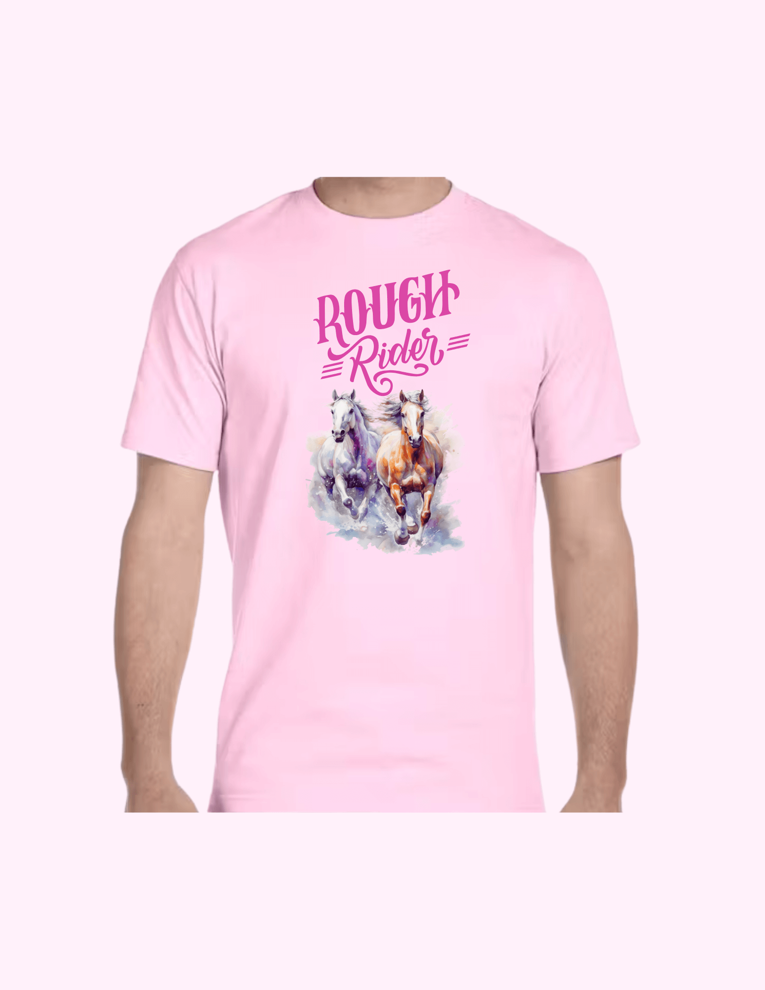 Rough Rider - Adult T-Shirt featuring unique artwork, perfect for personal style and expression.