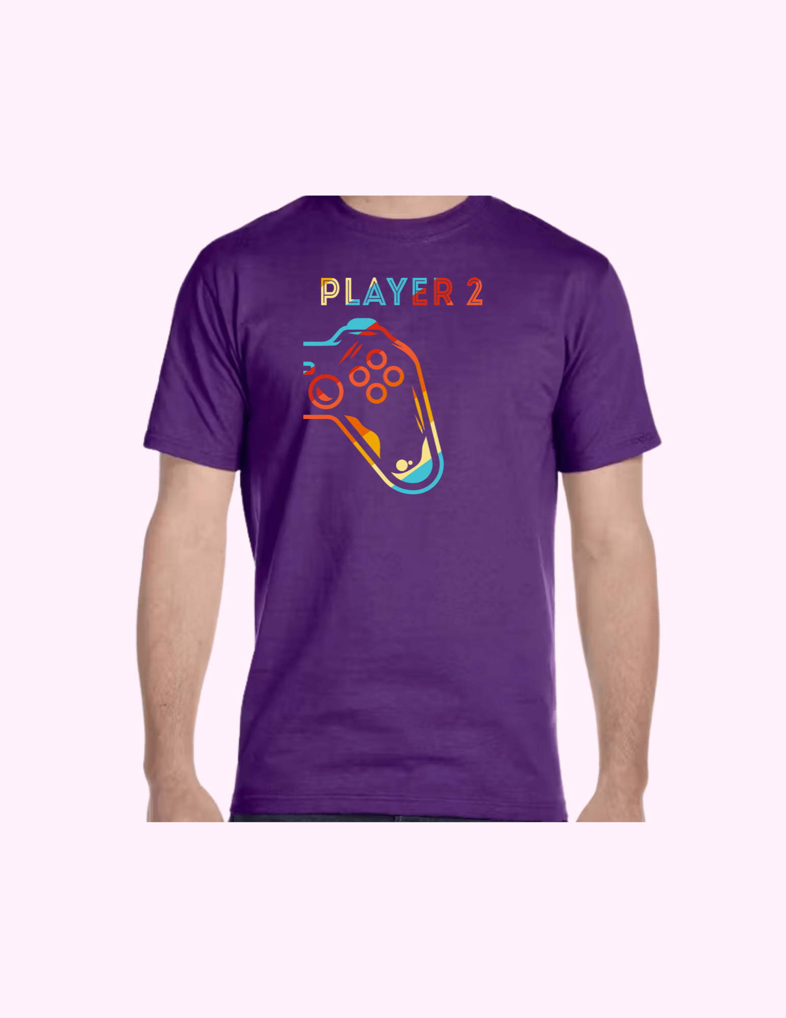 Player 2 - Adult T-Shirt featuring unique artwork, perfect for personal style and expression.