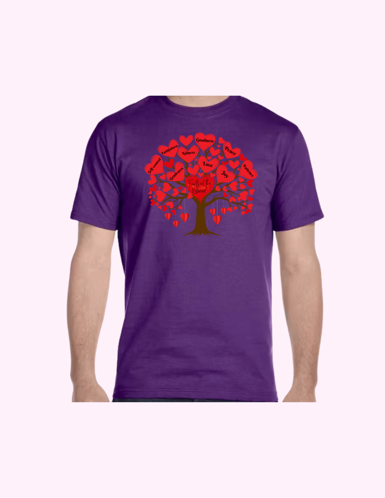 Fruits Of The Spirit - Adult T-Shirt featuring unique artwork, perfect for personal style and expression.