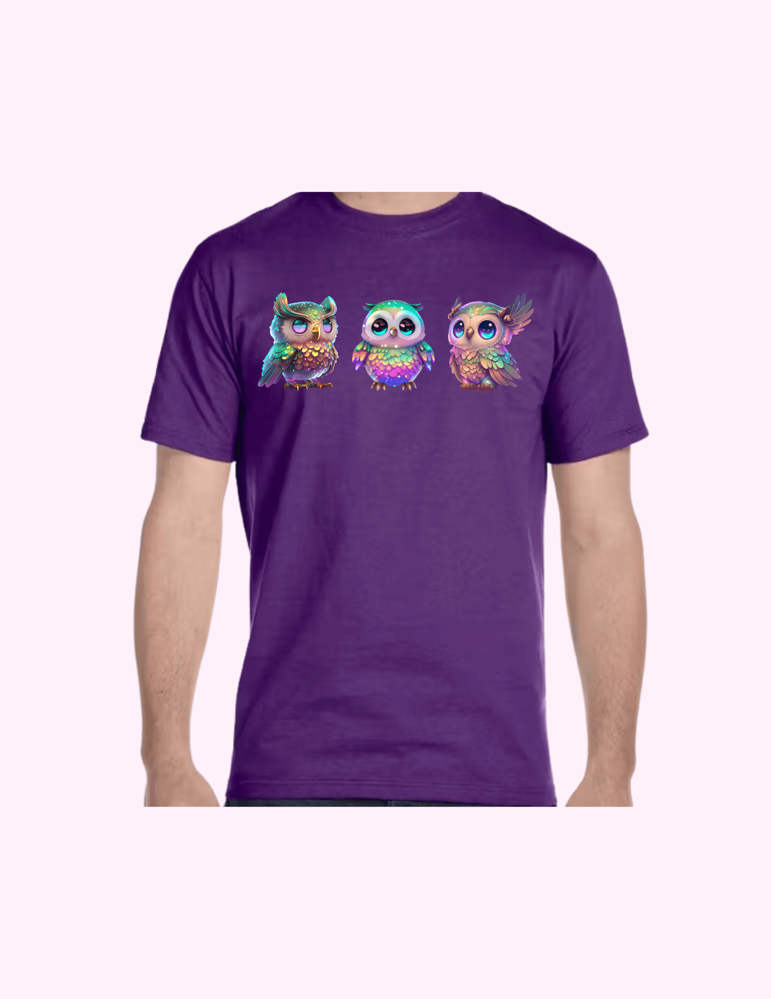 Owls - Adult T-Shirt featuring unique artwork, perfect for personal style and expression.