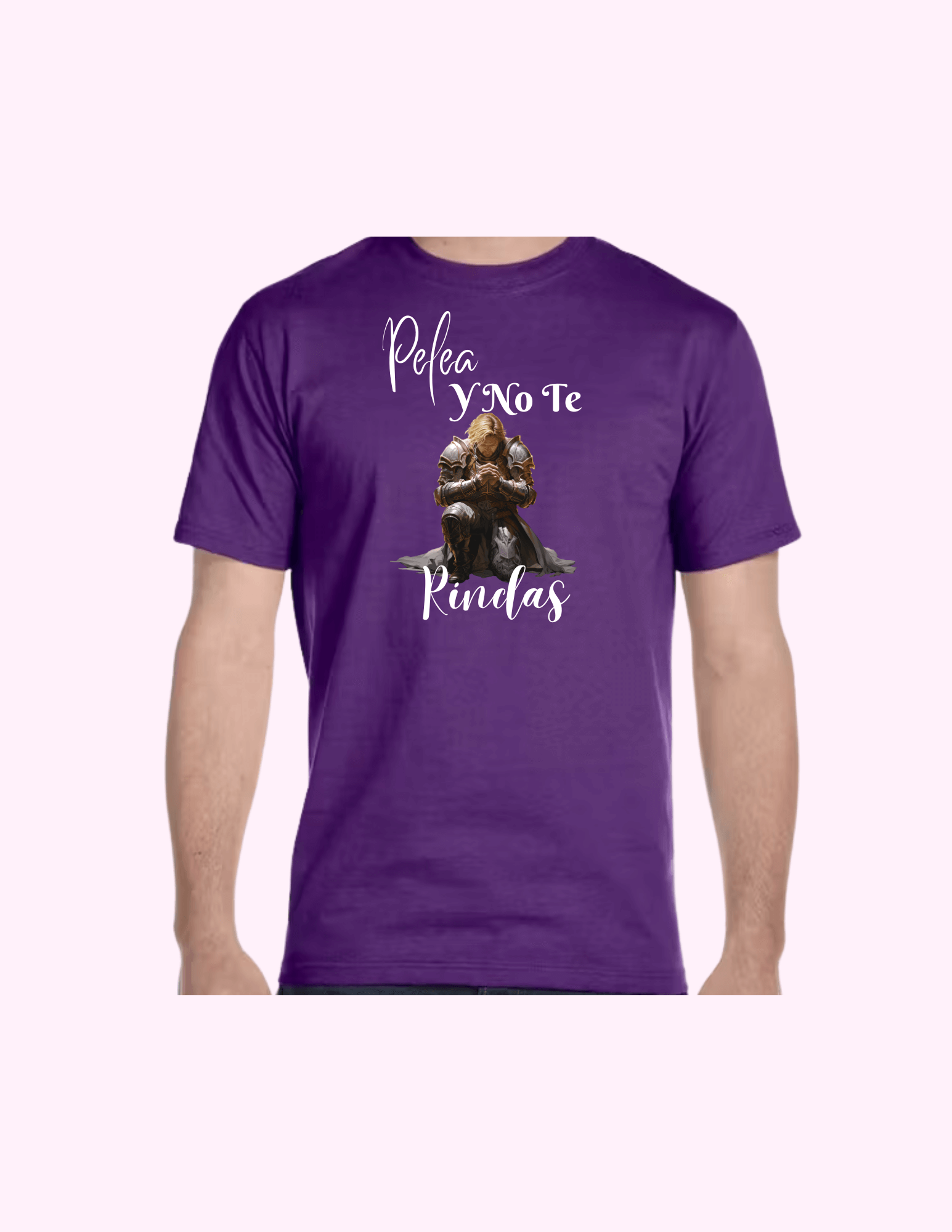 Pelea Y No Te Rindas (Hombre) - Adult T-Shirt featuring unique artwork, perfect for personal style and expression.