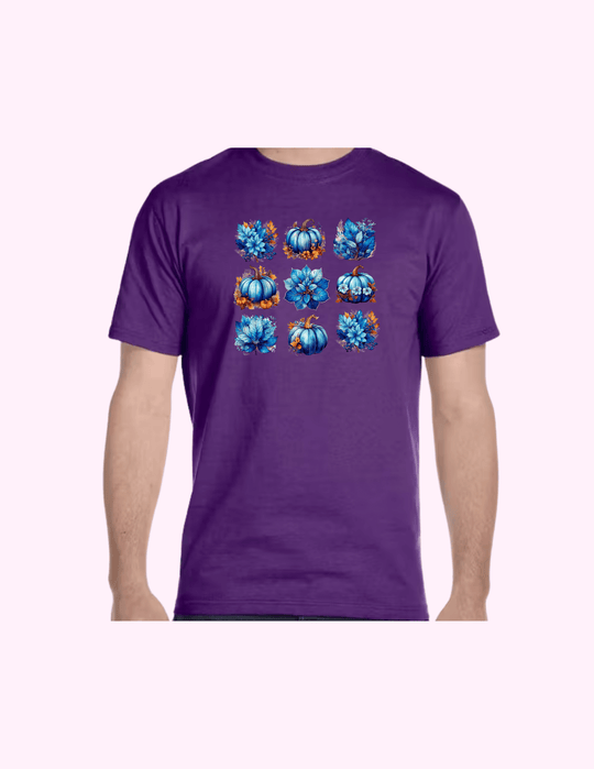 Blue Pumpkin - Adult T-Shirt